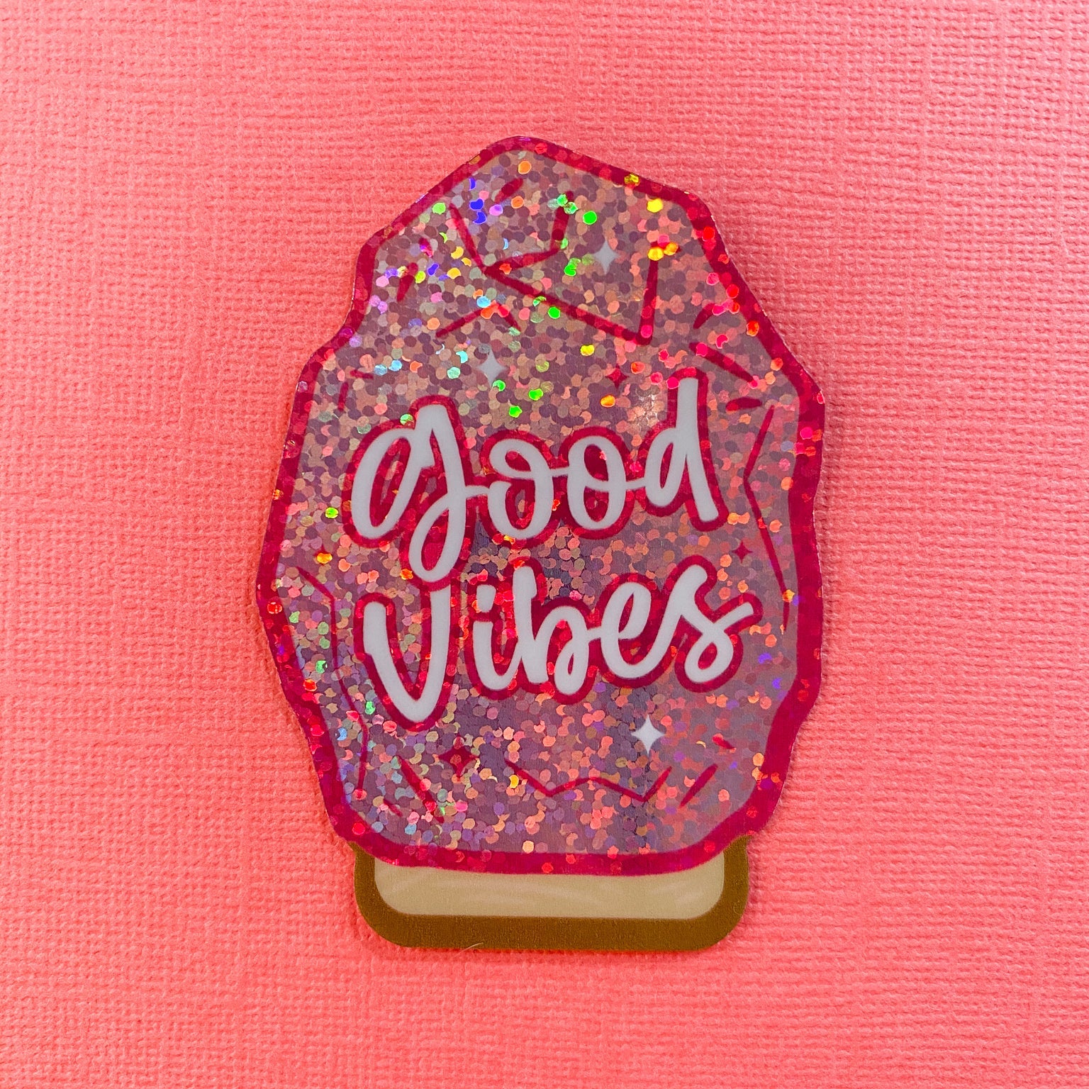 Good Vibes Salt Lamp Vinyl Sticker