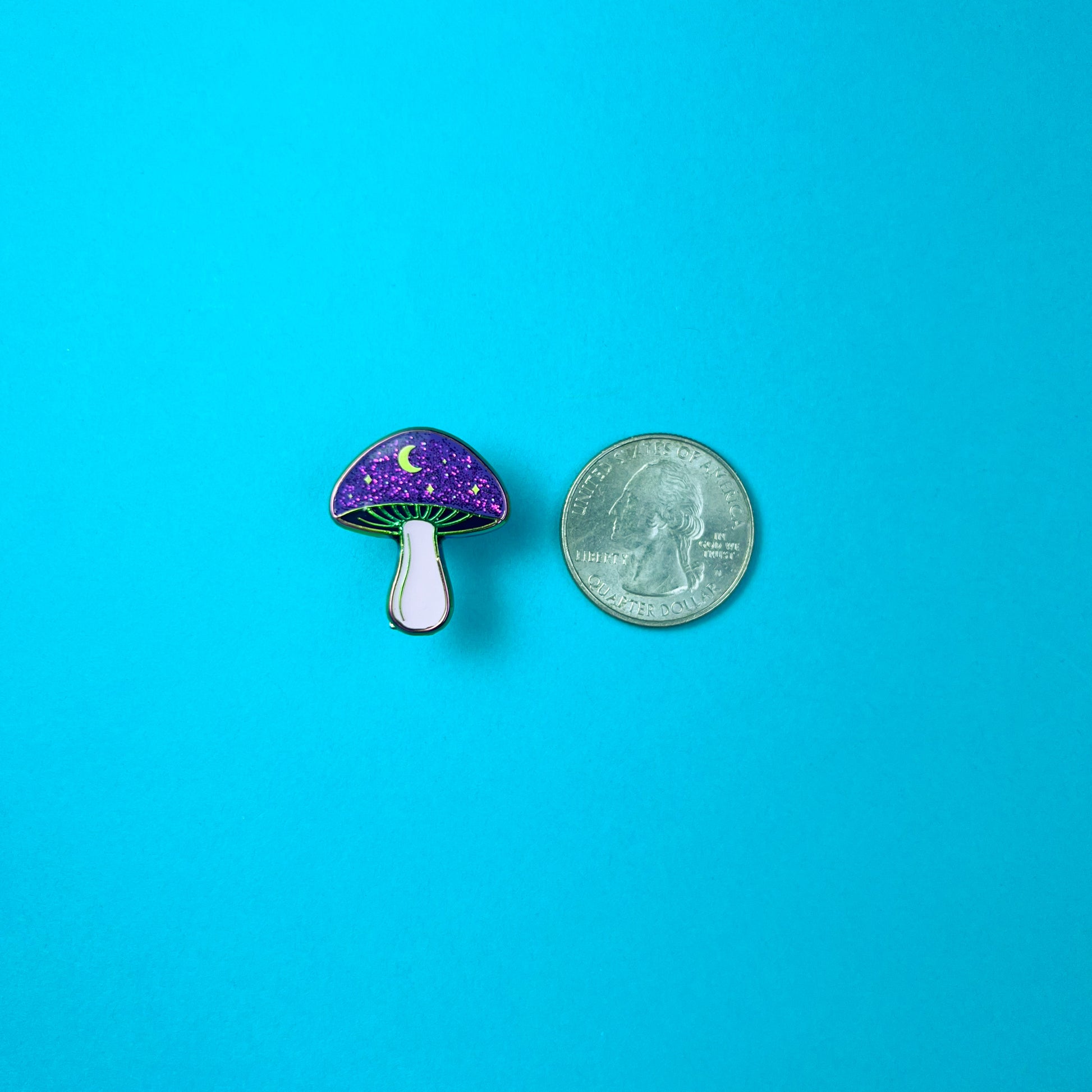 Celestial Mushroom Enamel Pin