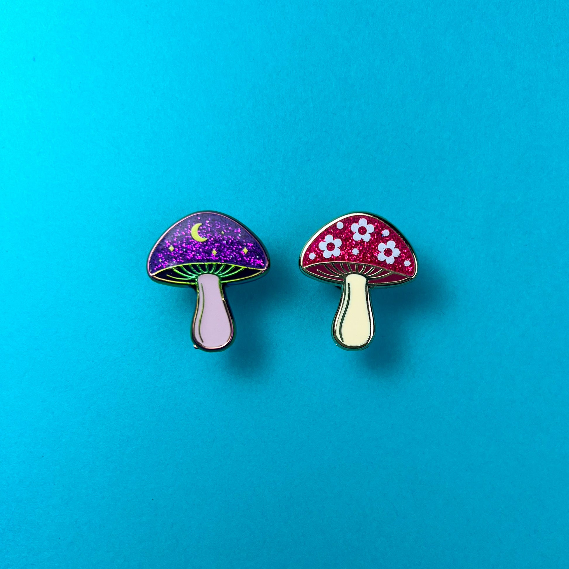 Celestial Mushroom Enamel Pin