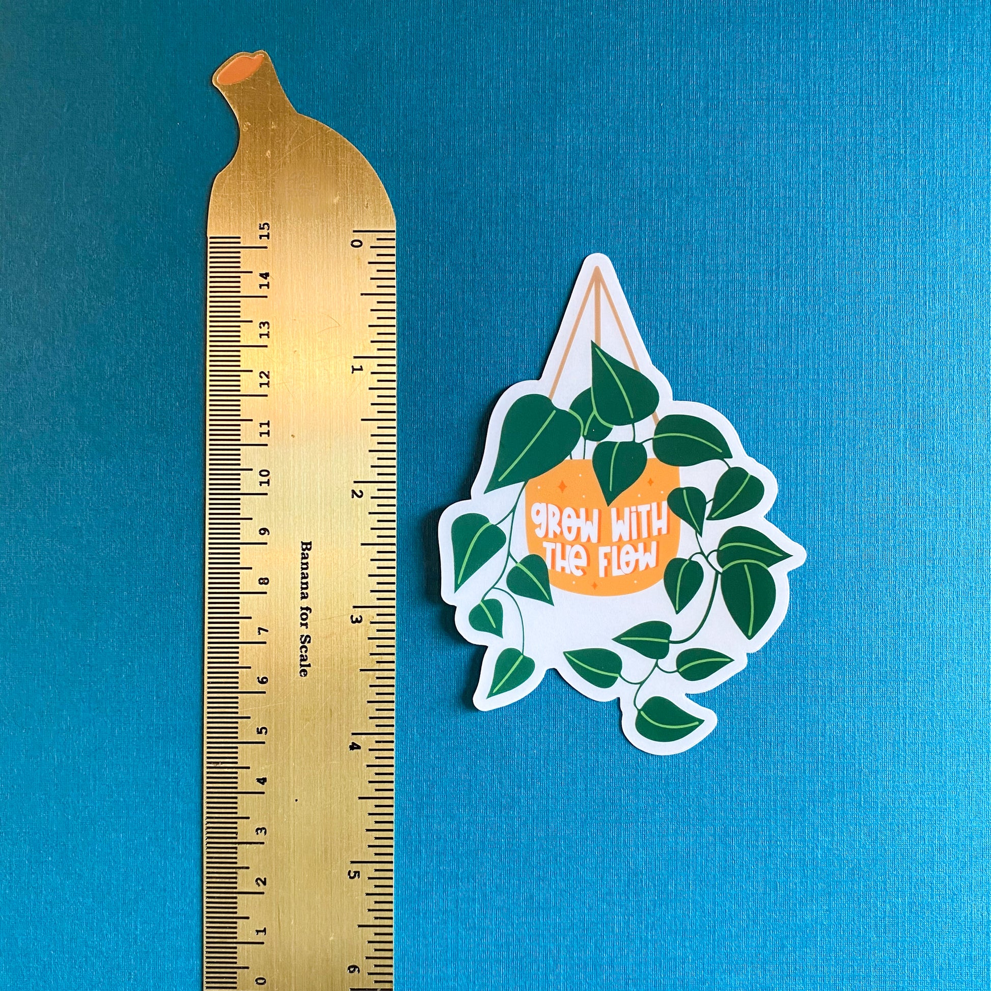 Grow With The Flow Vinyl Sticker