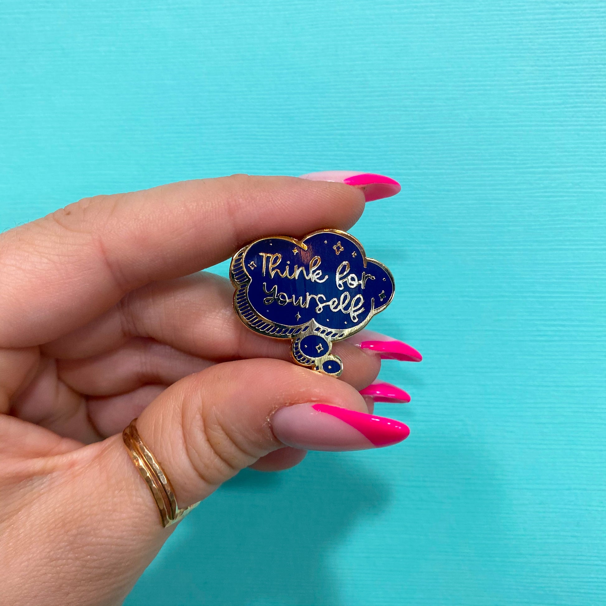 Think for Yourself Enamel Pin