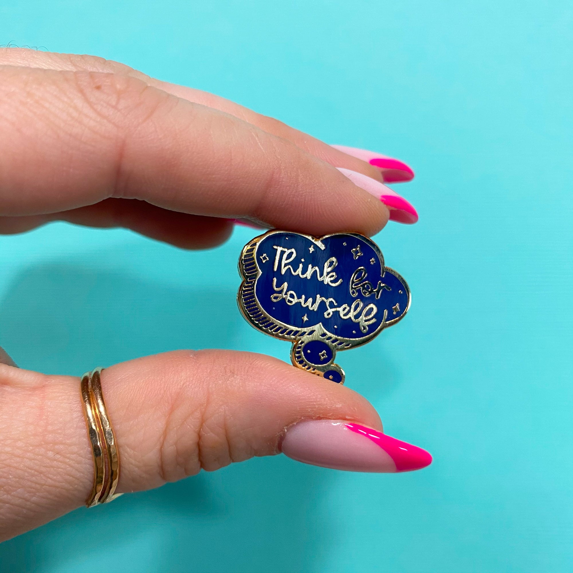 Think for Yourself Enamel Pin