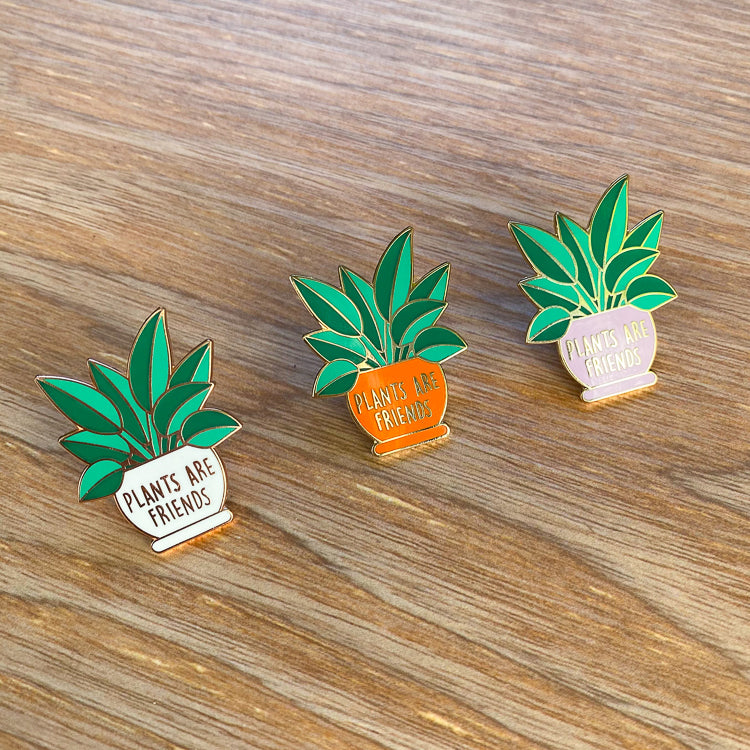 Plants are Friends Enamel Pin