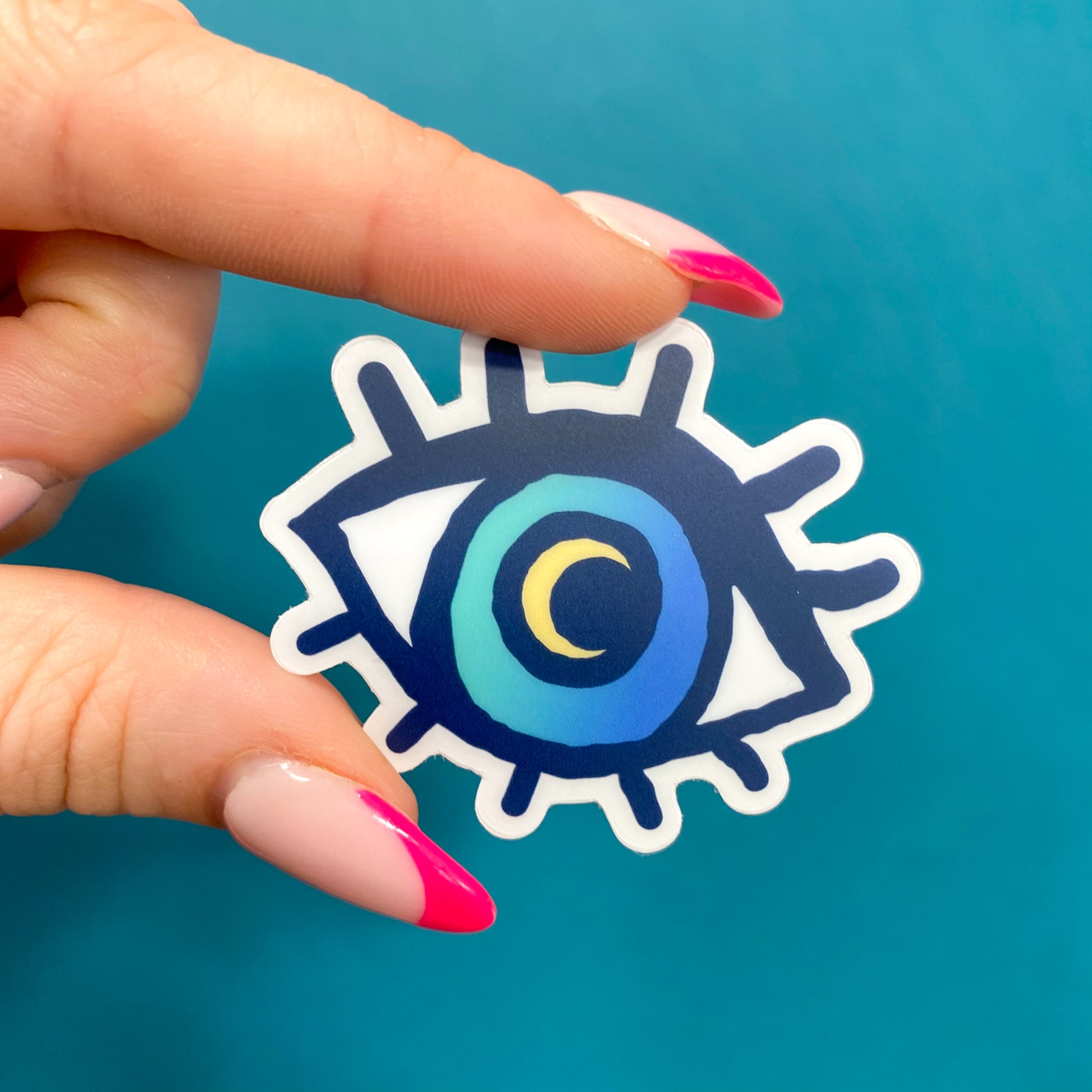 Evil Eye Vinyl Sticker