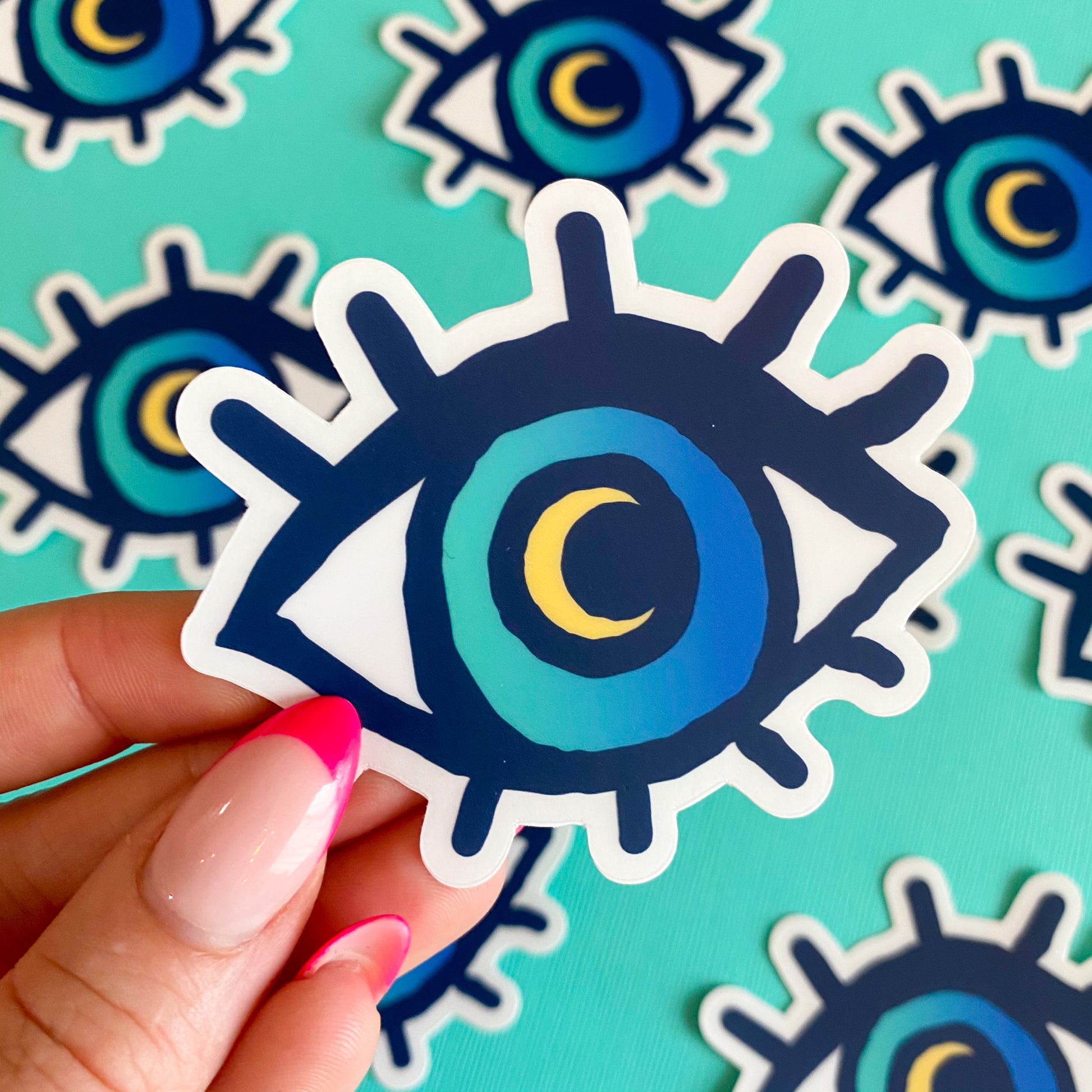 Evil Eye Vinyl Sticker