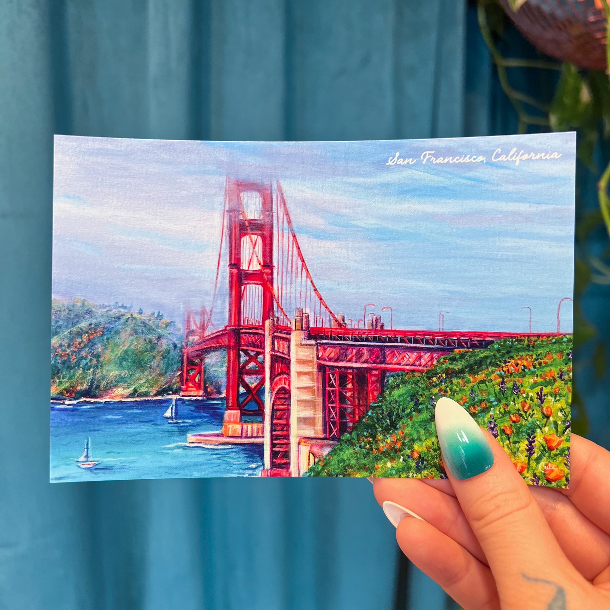 Golden Gate Bridge Postcard • San Francisco, California