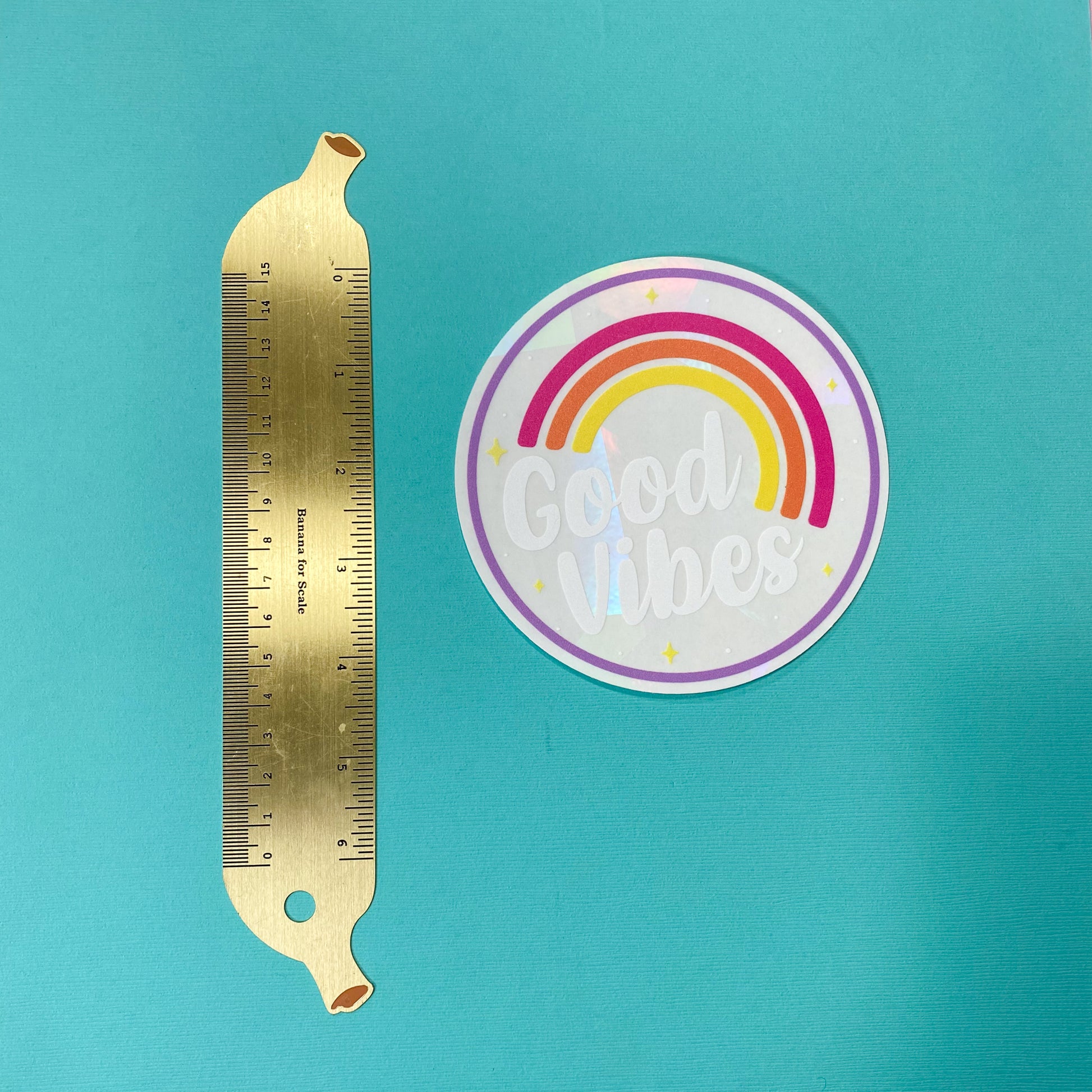 Good Vibes Suncatcher Decal