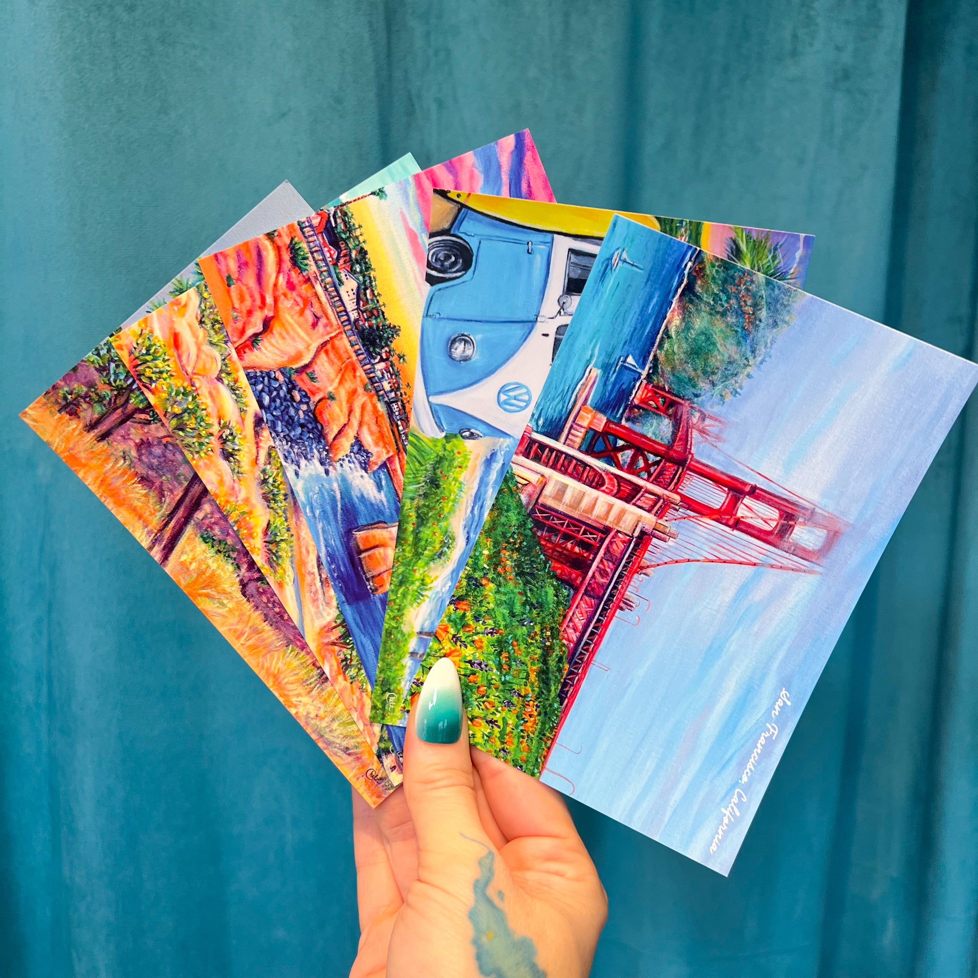 Golden Gate Bridge Postcard • San Francisco, California