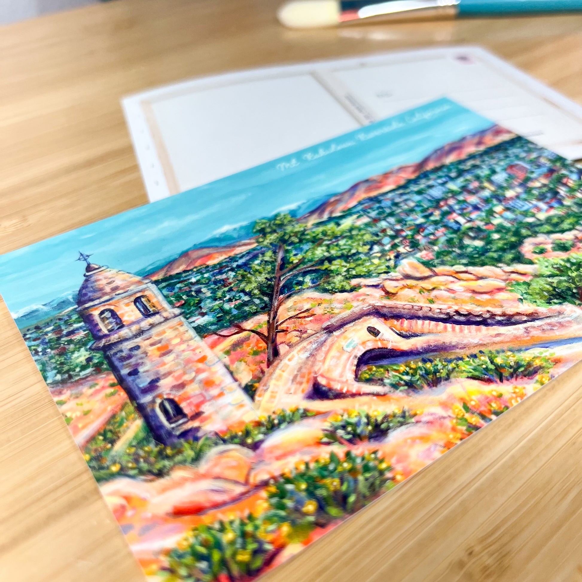 Mt. Rubidoux Postcard • Riverside, California