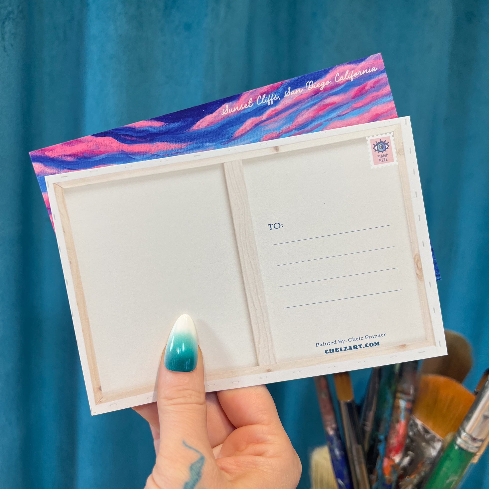 Sunset Cliffs Postcard • San Diego, California