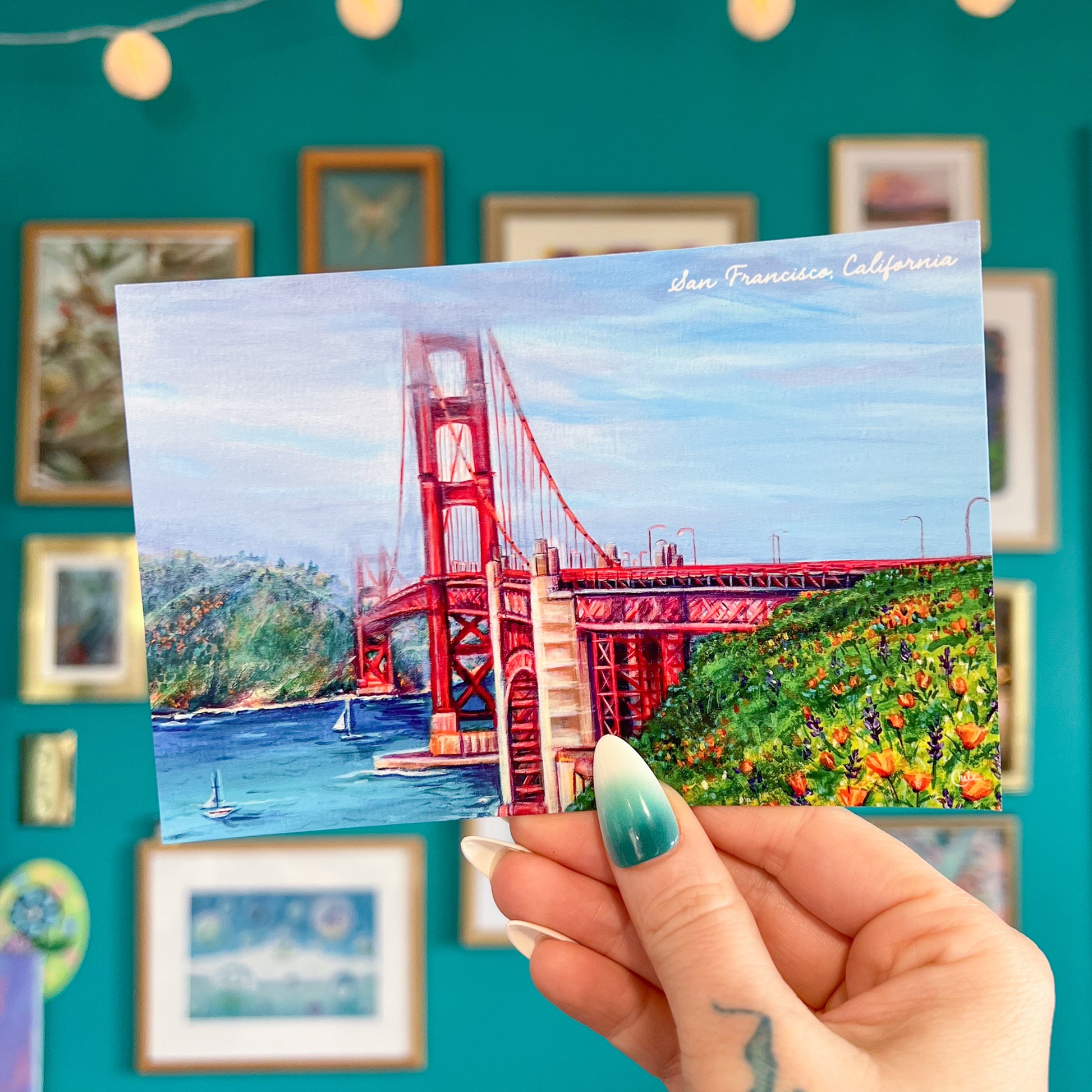Golden Gate Bridge Postcard • San Francisco, California