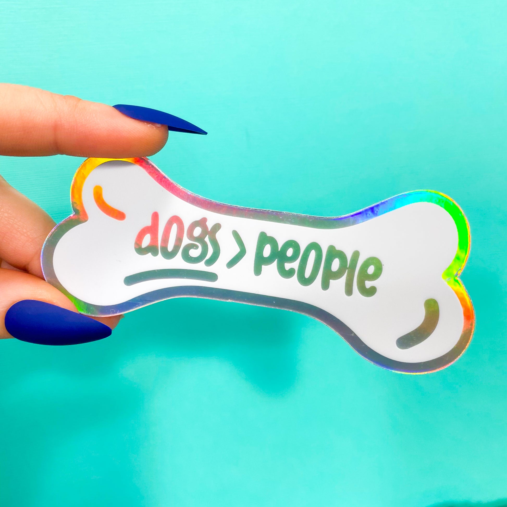 Dogs Over People Vinyl Sticker
