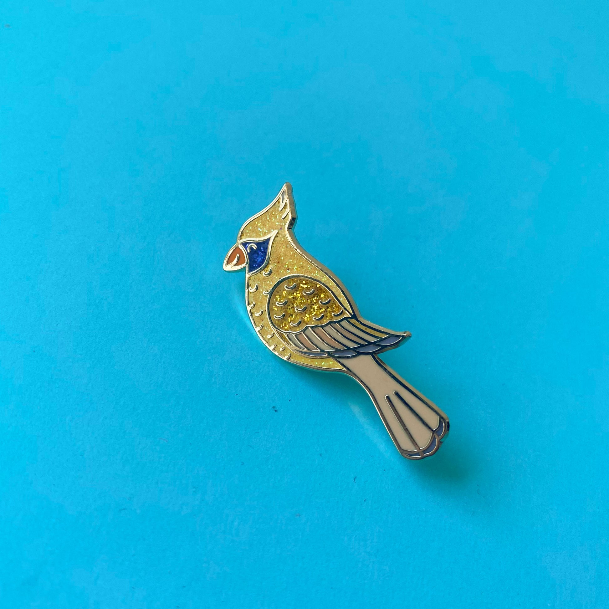Cardinal Enamel Pin