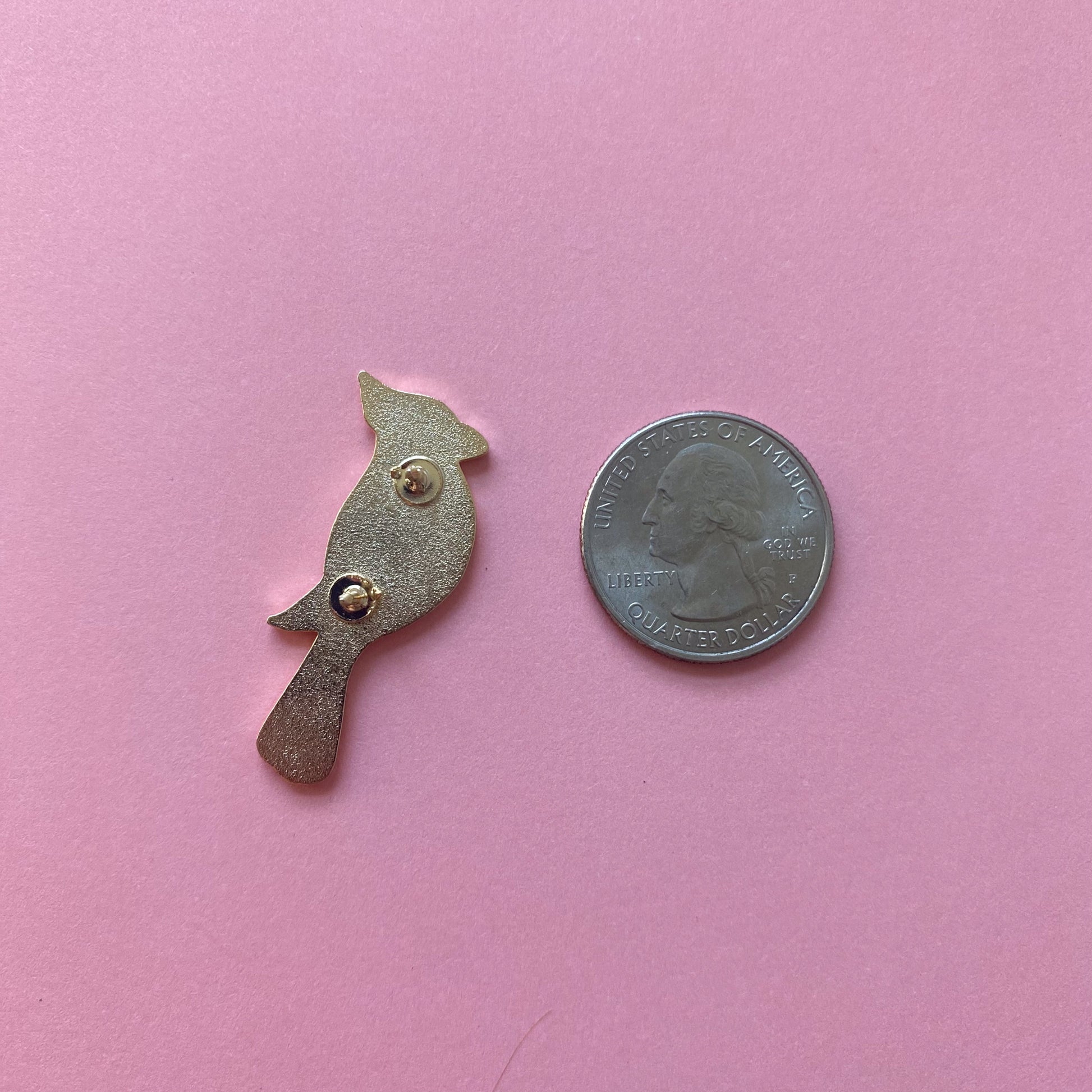 Cardinal Enamel Pin