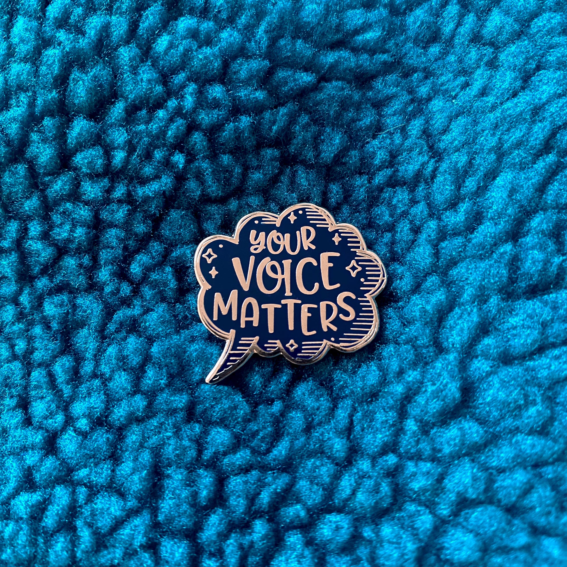 Your Voice Matters Enamel Pin