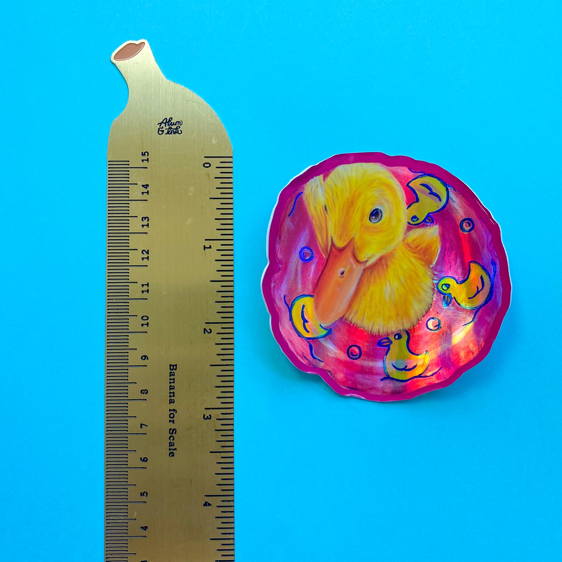 Pool Party Duck Vinyl Sticker