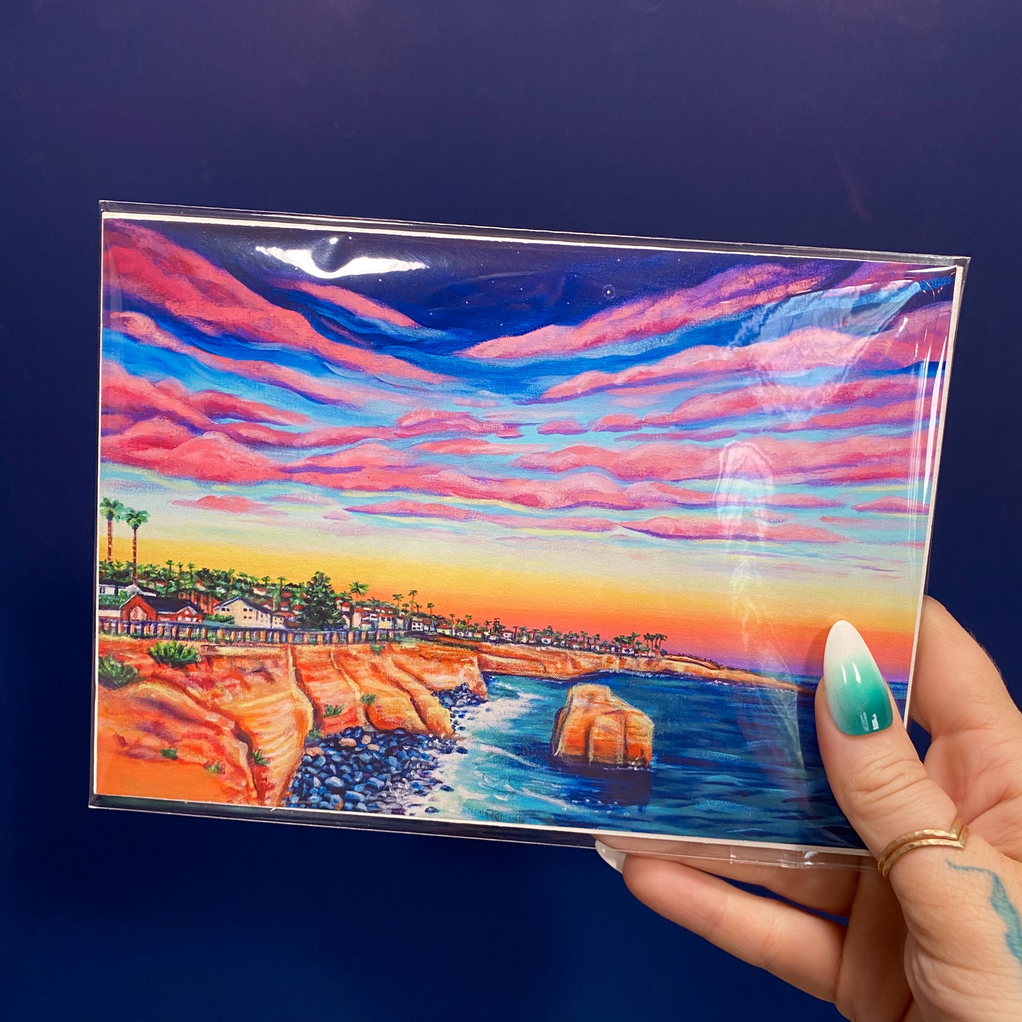 Sunset Cliffs, San Diego Art Print
