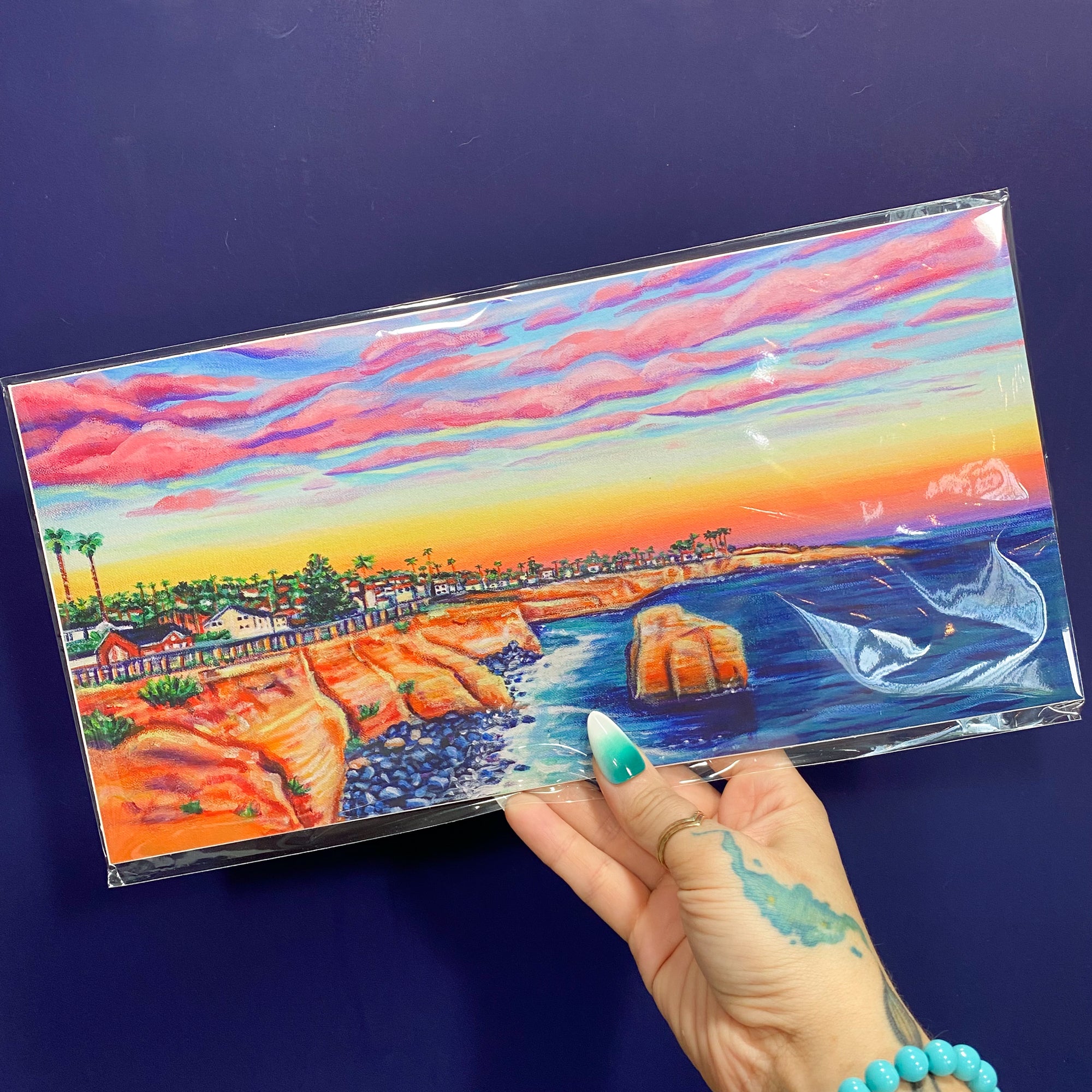 Sunset Cliffs, San Diego Art Print