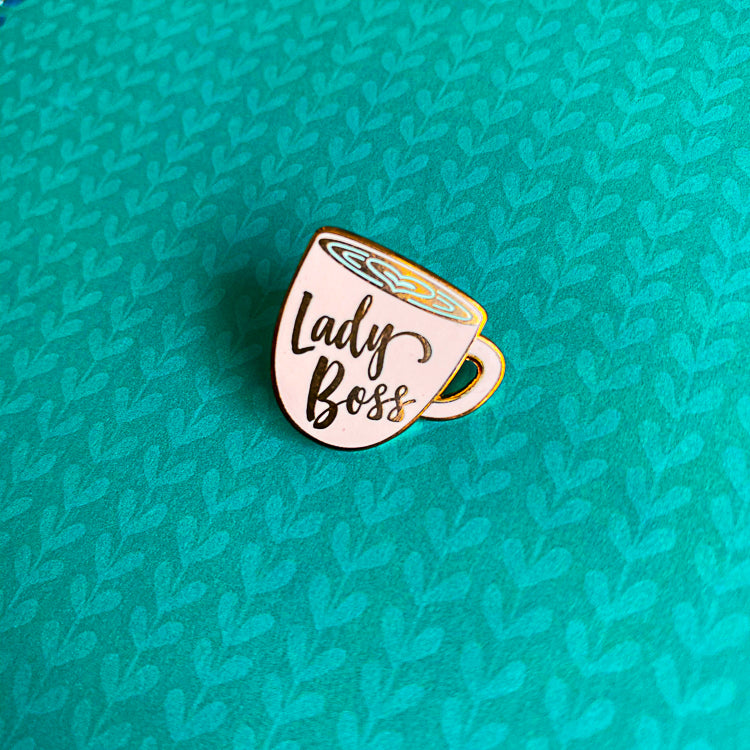 Lady Boss Enamel Pin