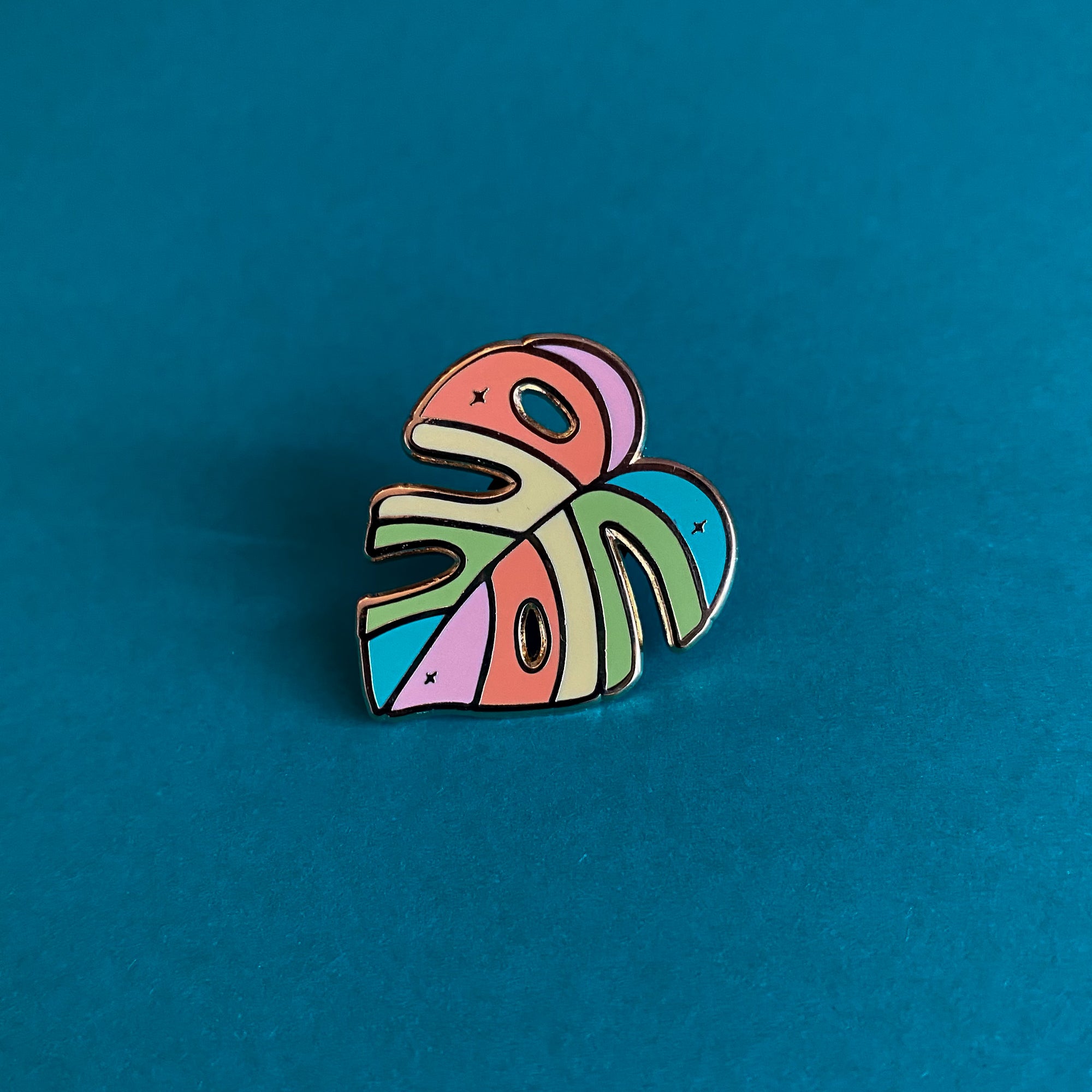Monstera Leaf Enamel Pin