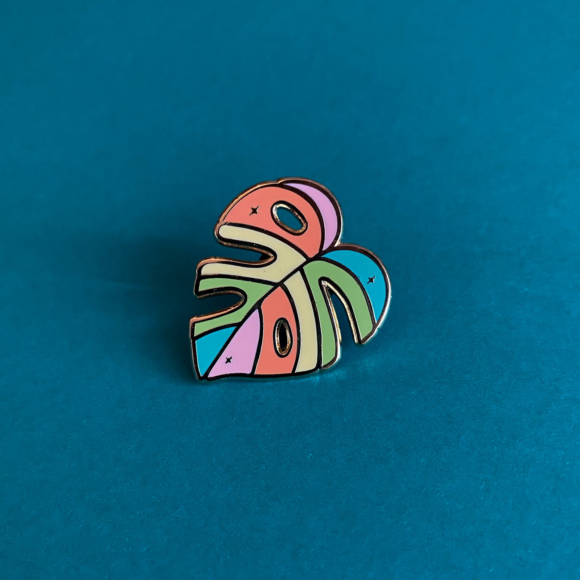Monstera Leaf Enamel Pin