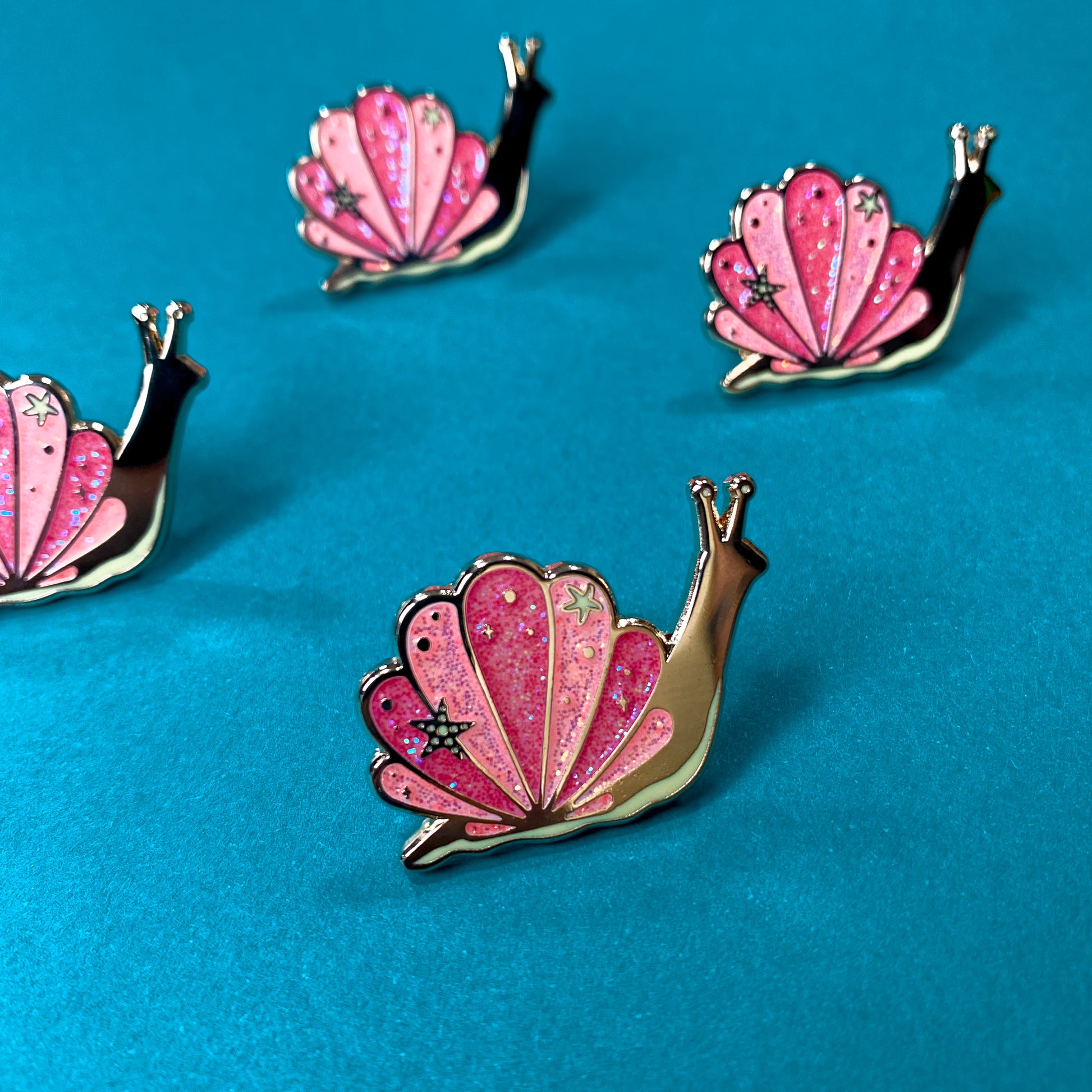 Sea Snail Enamel Pin