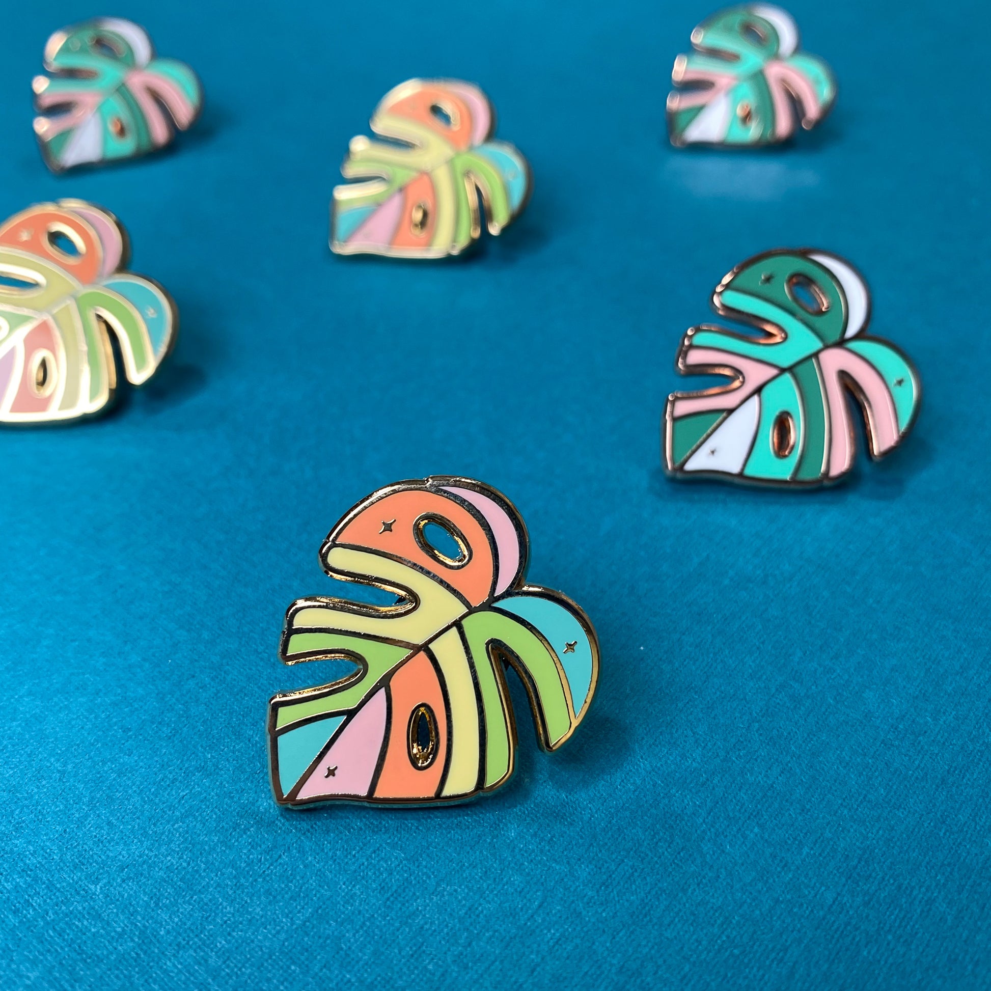 Monstera Leaf Enamel Pin