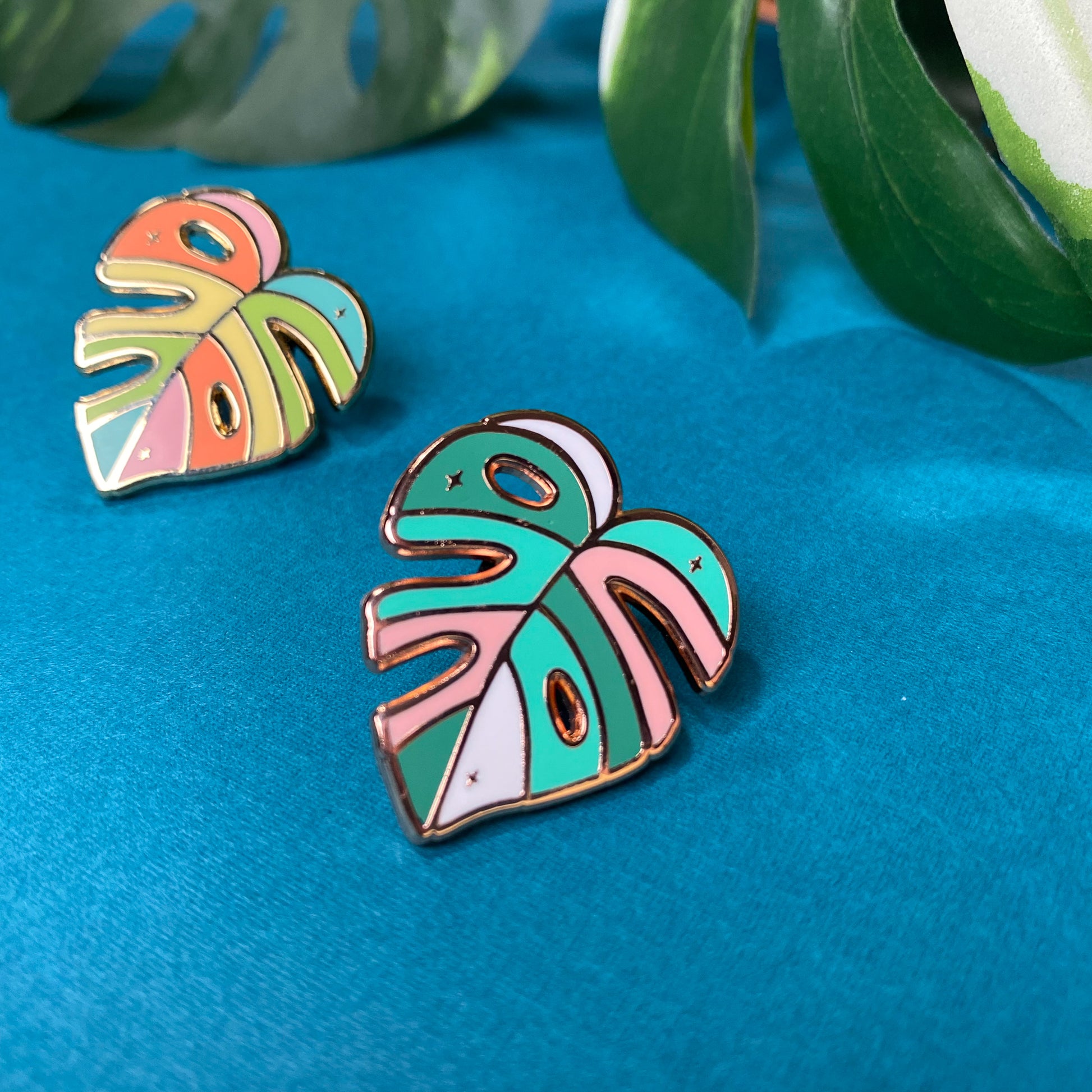 Monstera Leaf Enamel Pin