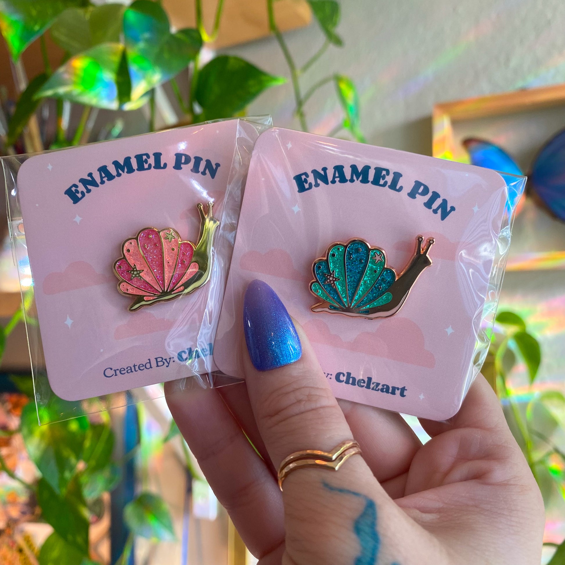 Sea Snail Enamel Pin