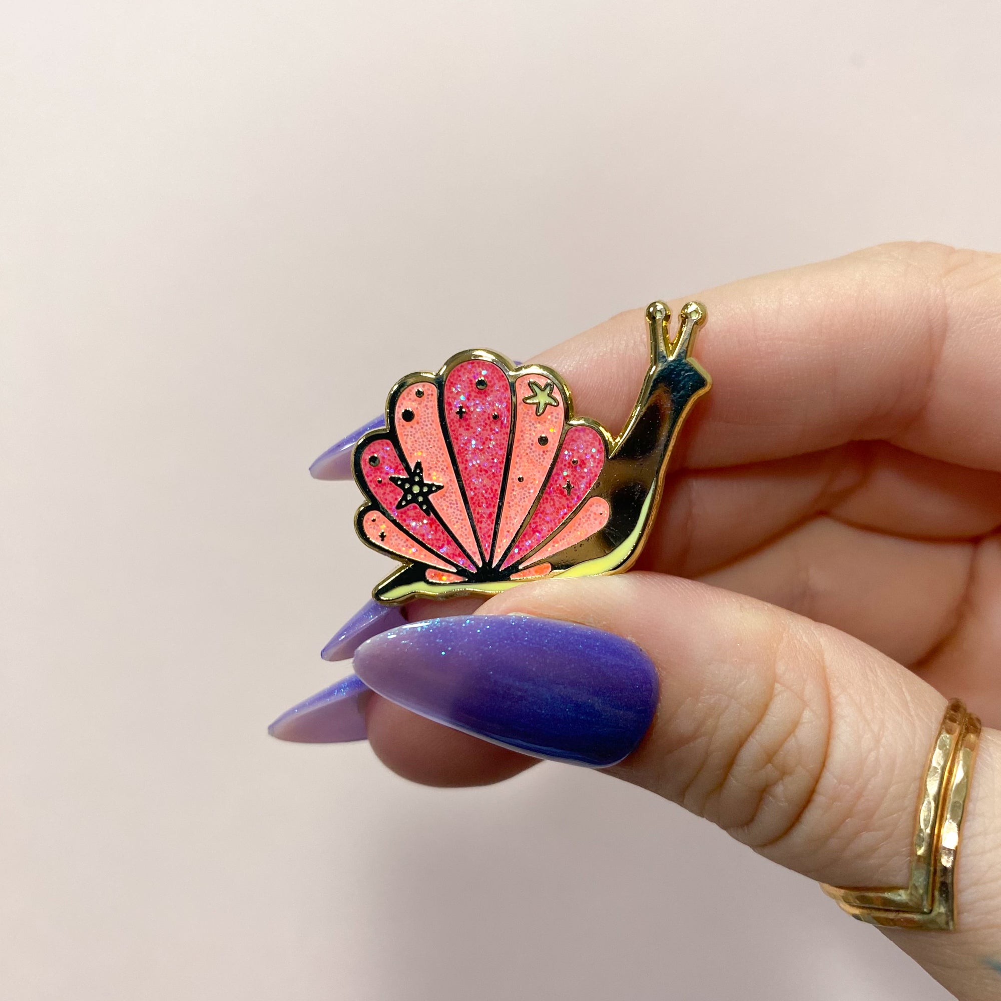 Sea Snail Enamel Pin