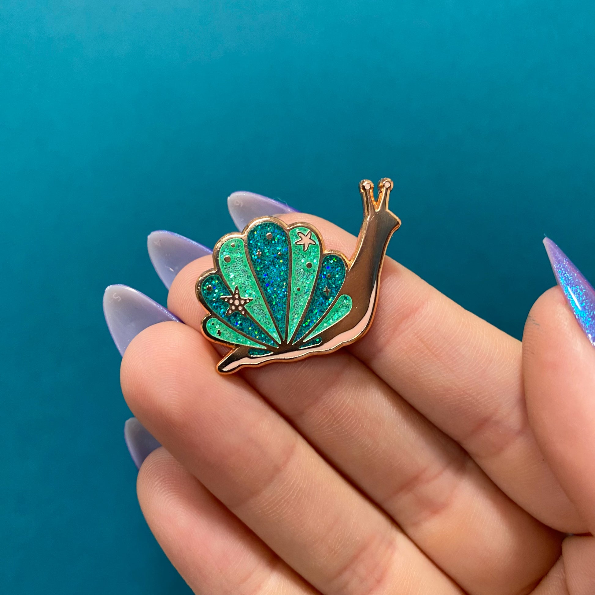 Sea Snail Enamel Pin