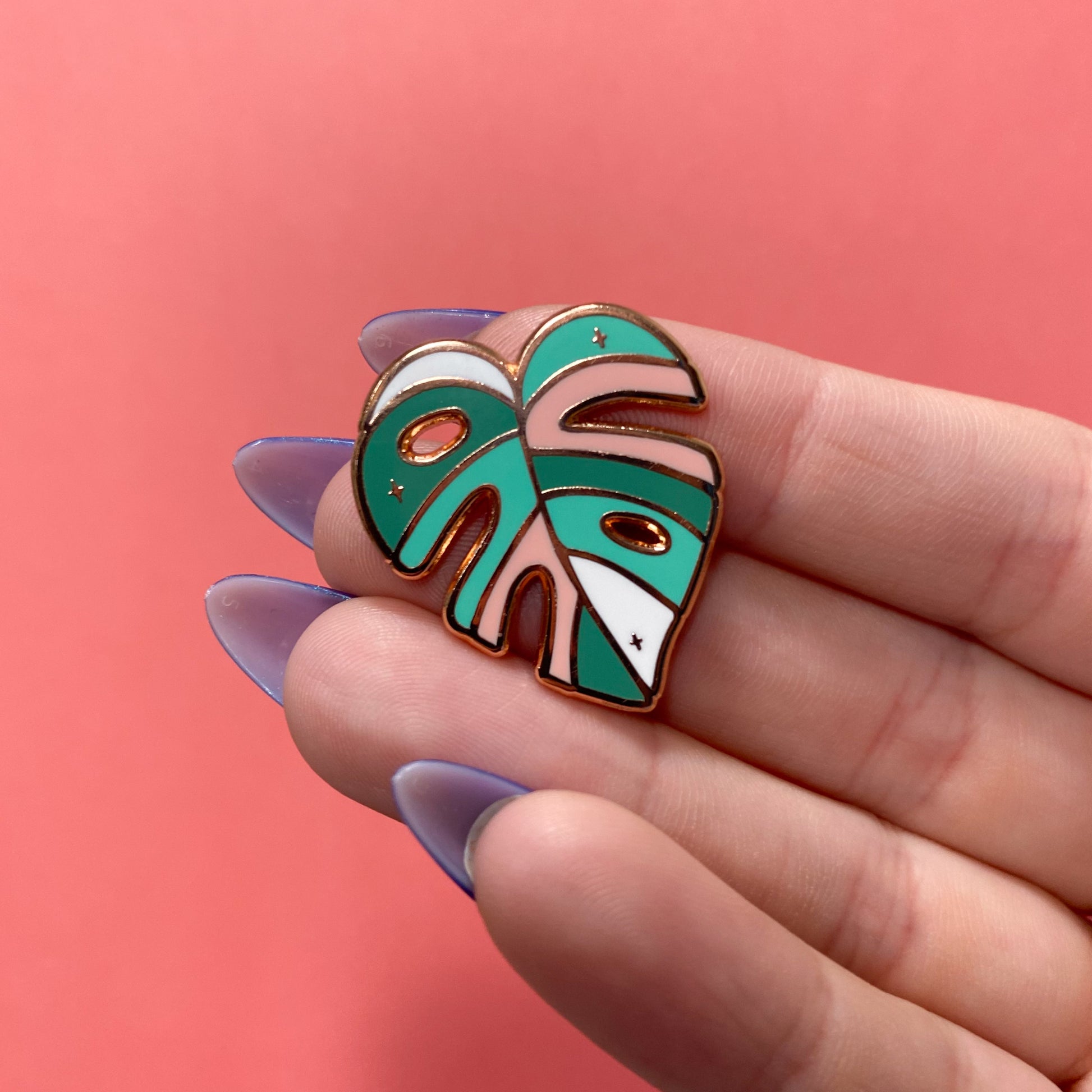 Monstera Leaf Enamel Pin