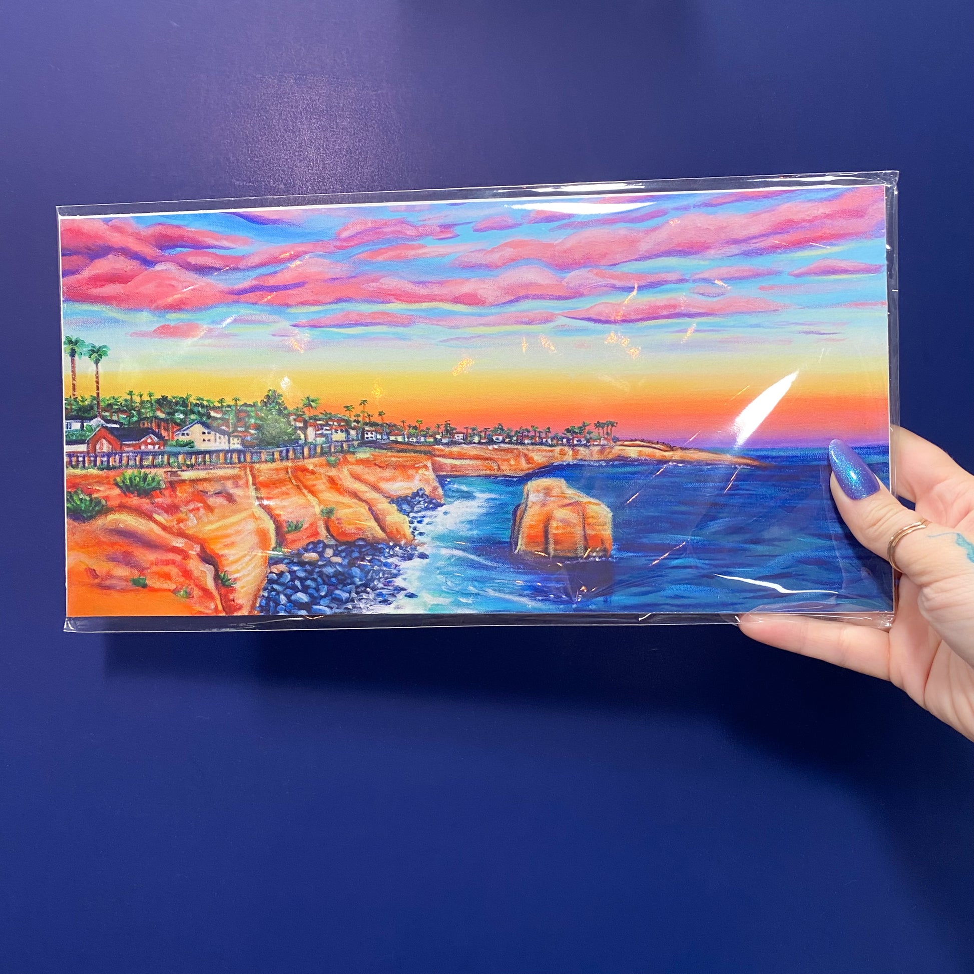 Sunset Cliffs, San Diego Art Print