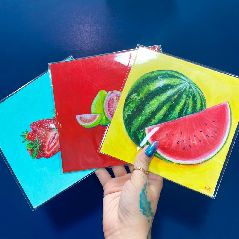 Colorful Apple Art Print