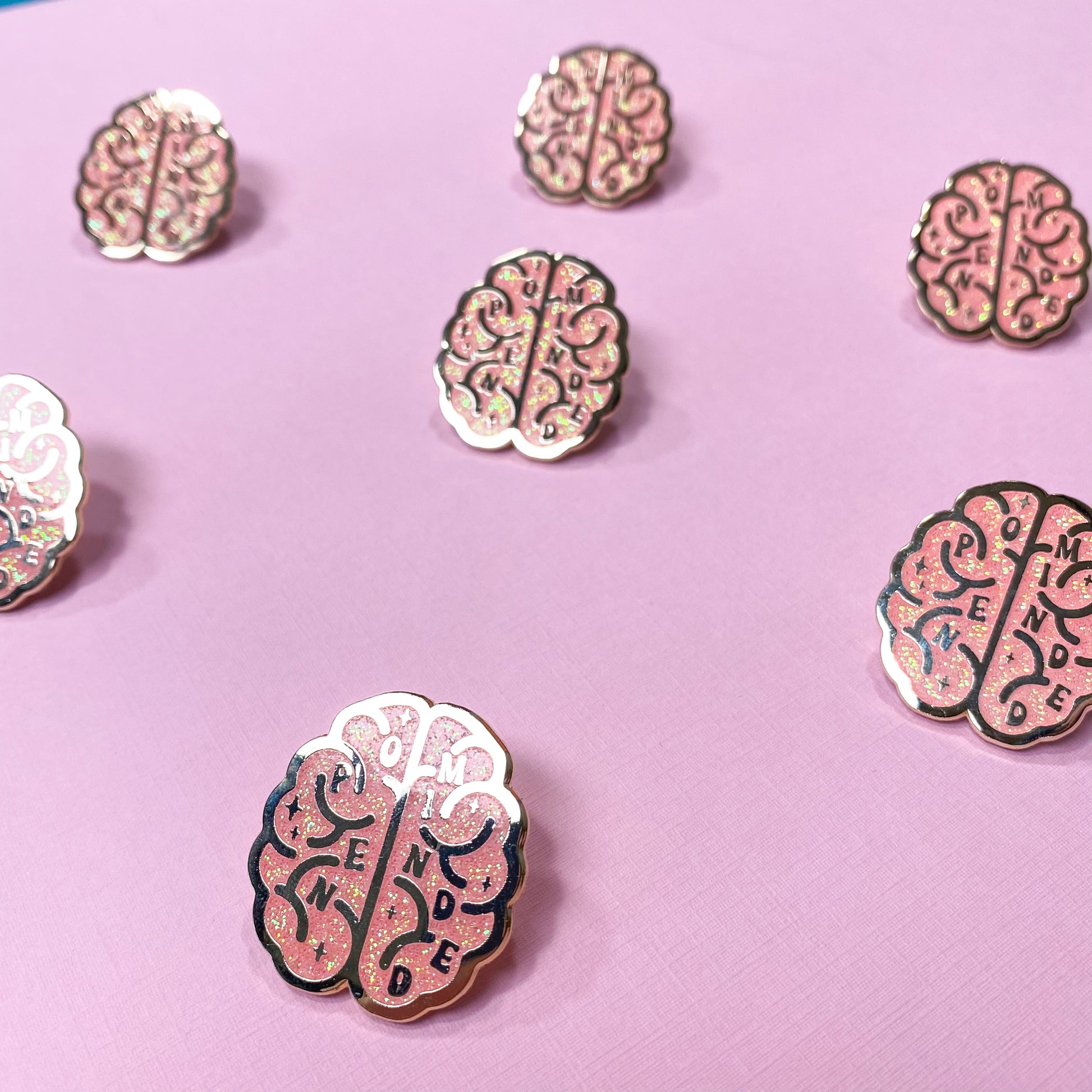 Open Minded Enamel Pin