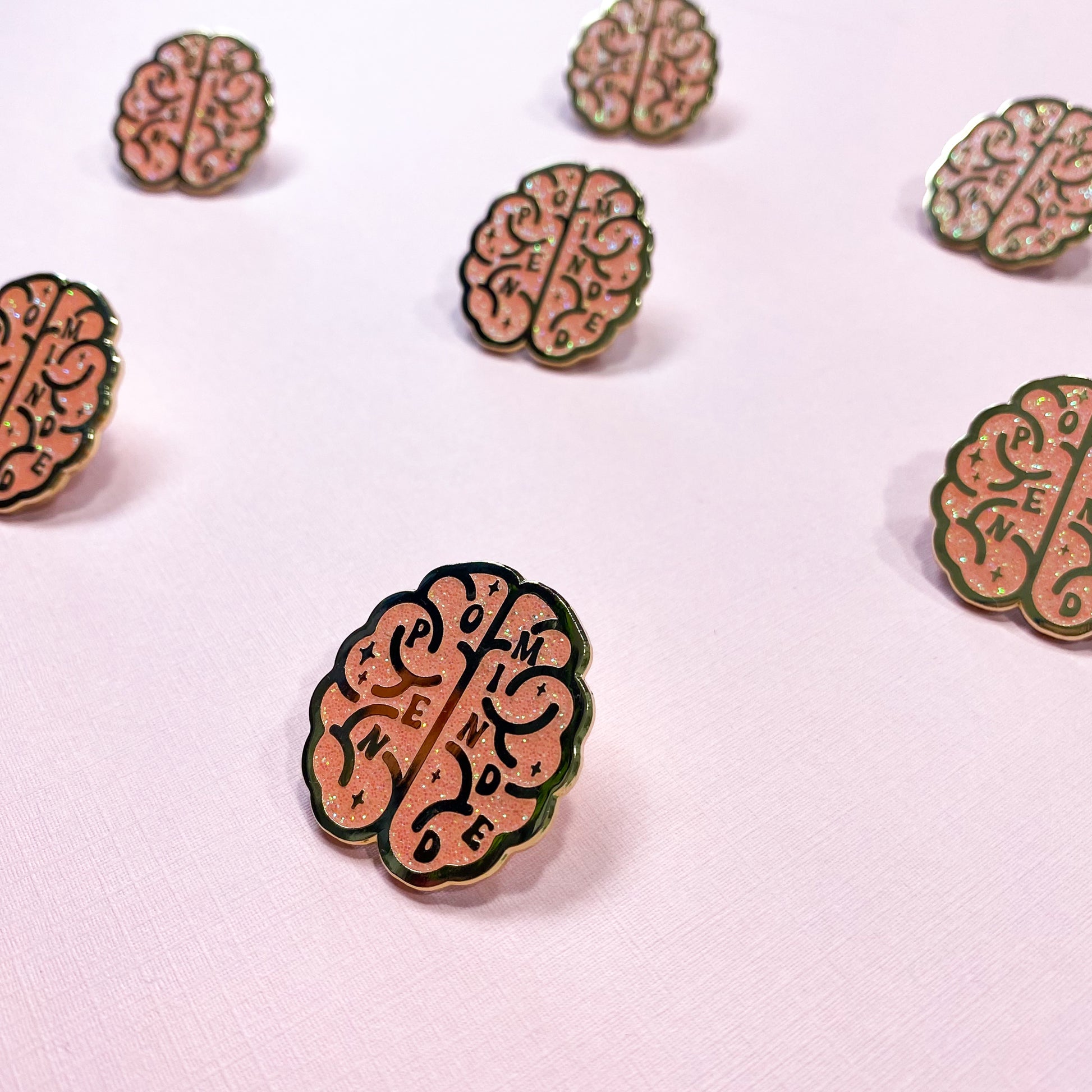 Open Minded Enamel Pin
