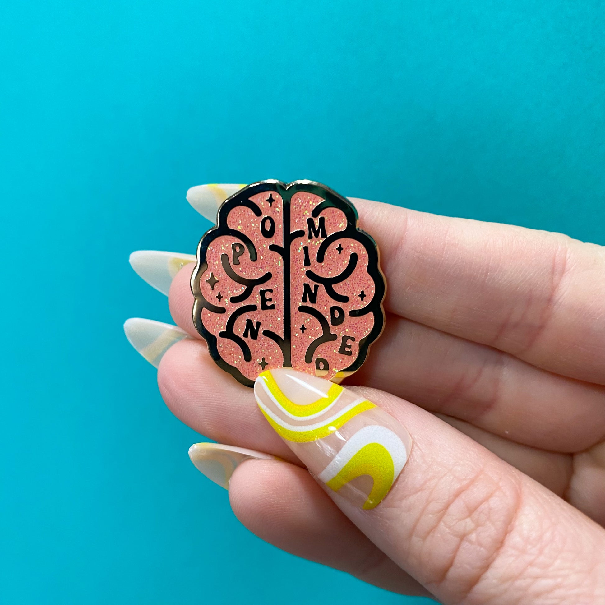 Open Minded Enamel Pin