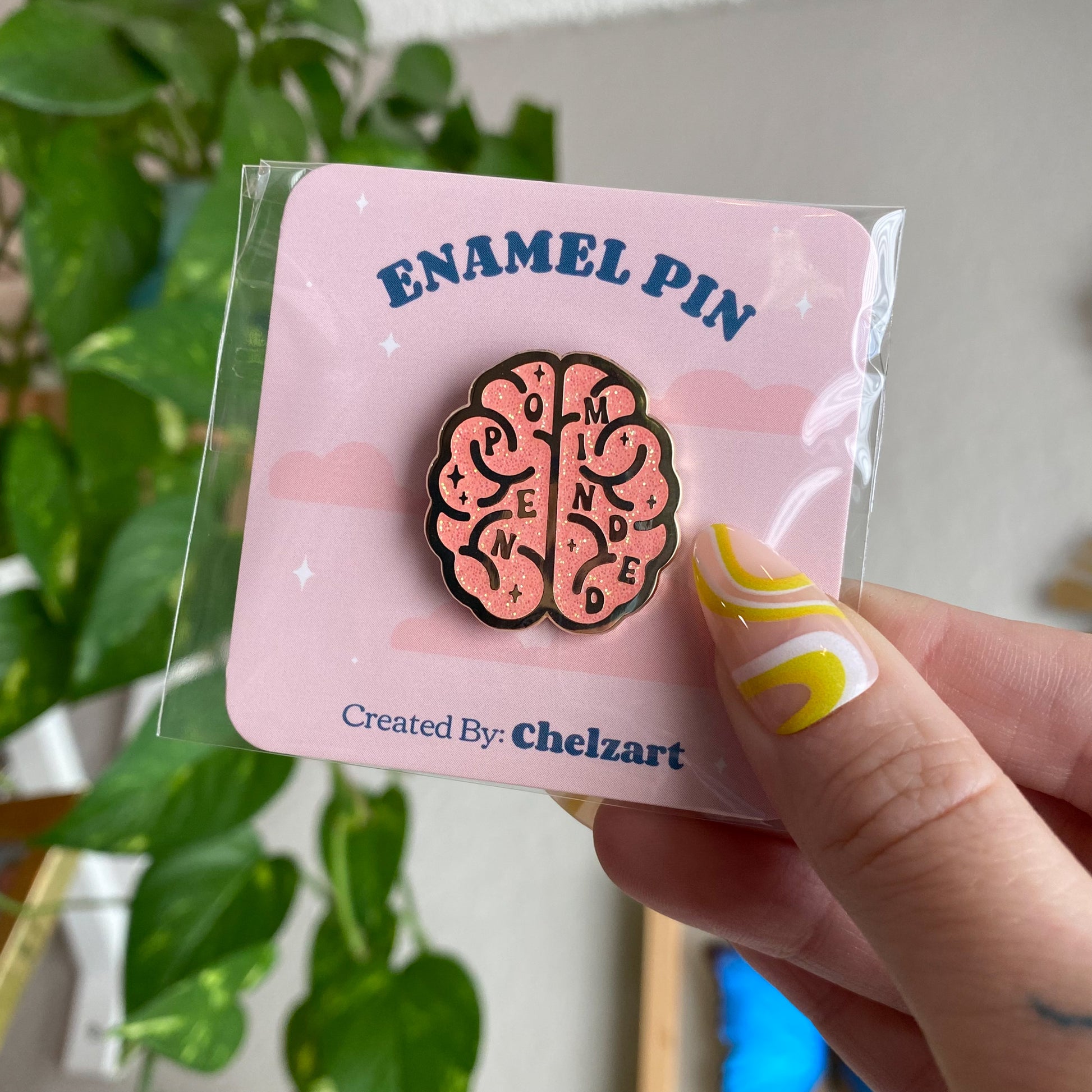 Open Minded Enamel Pin