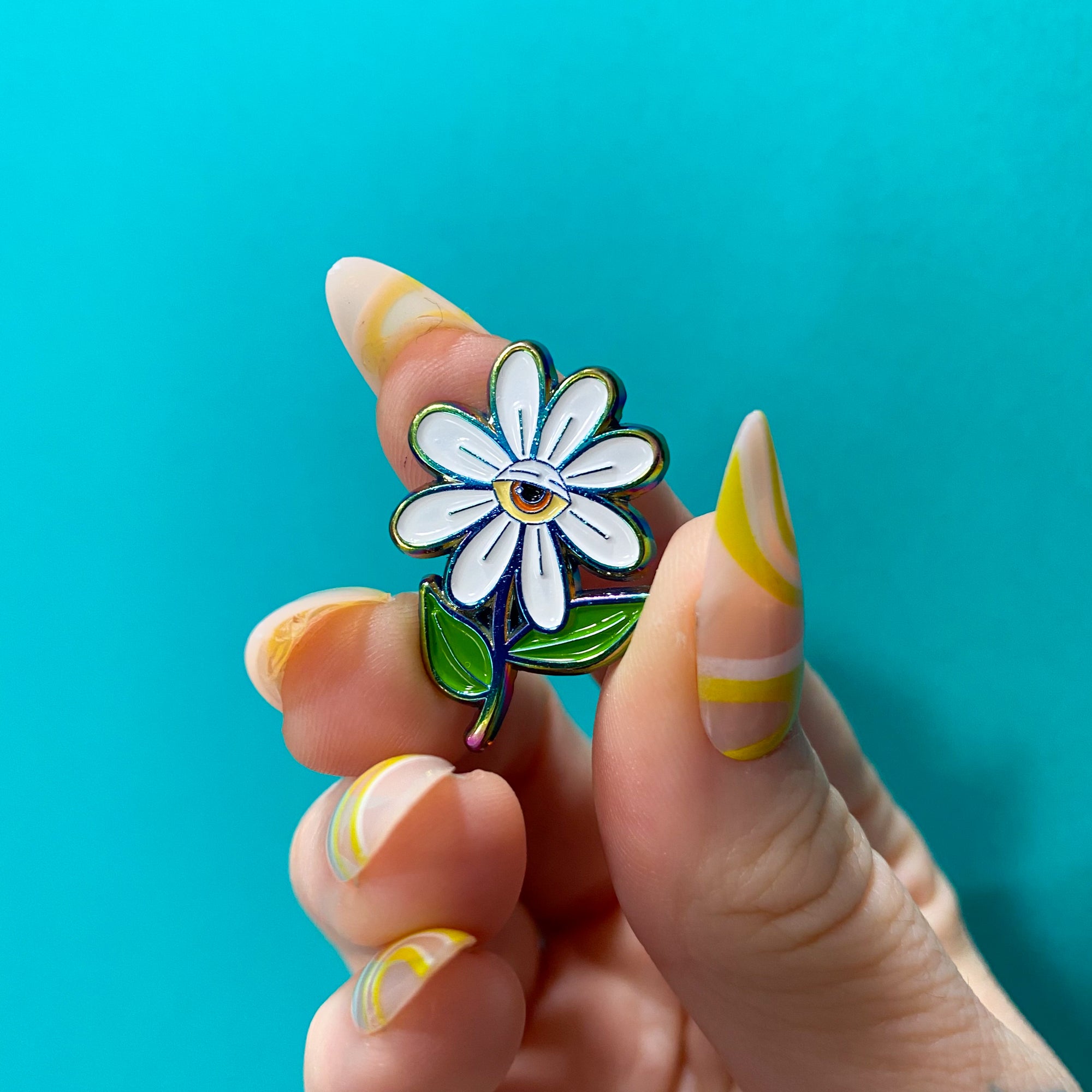 Dazed Daisy Enamel Pin