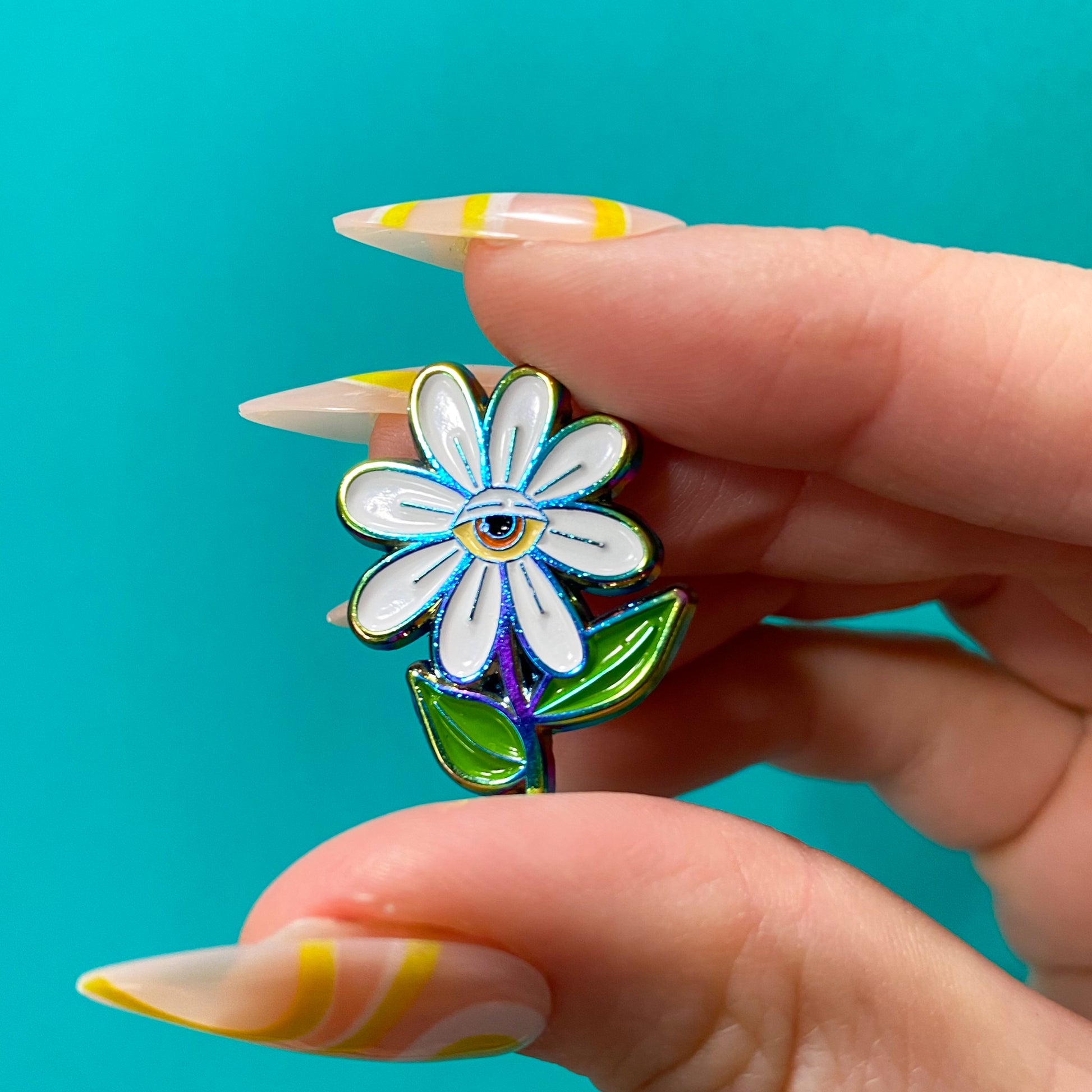 Dazed Daisy Enamel Pin