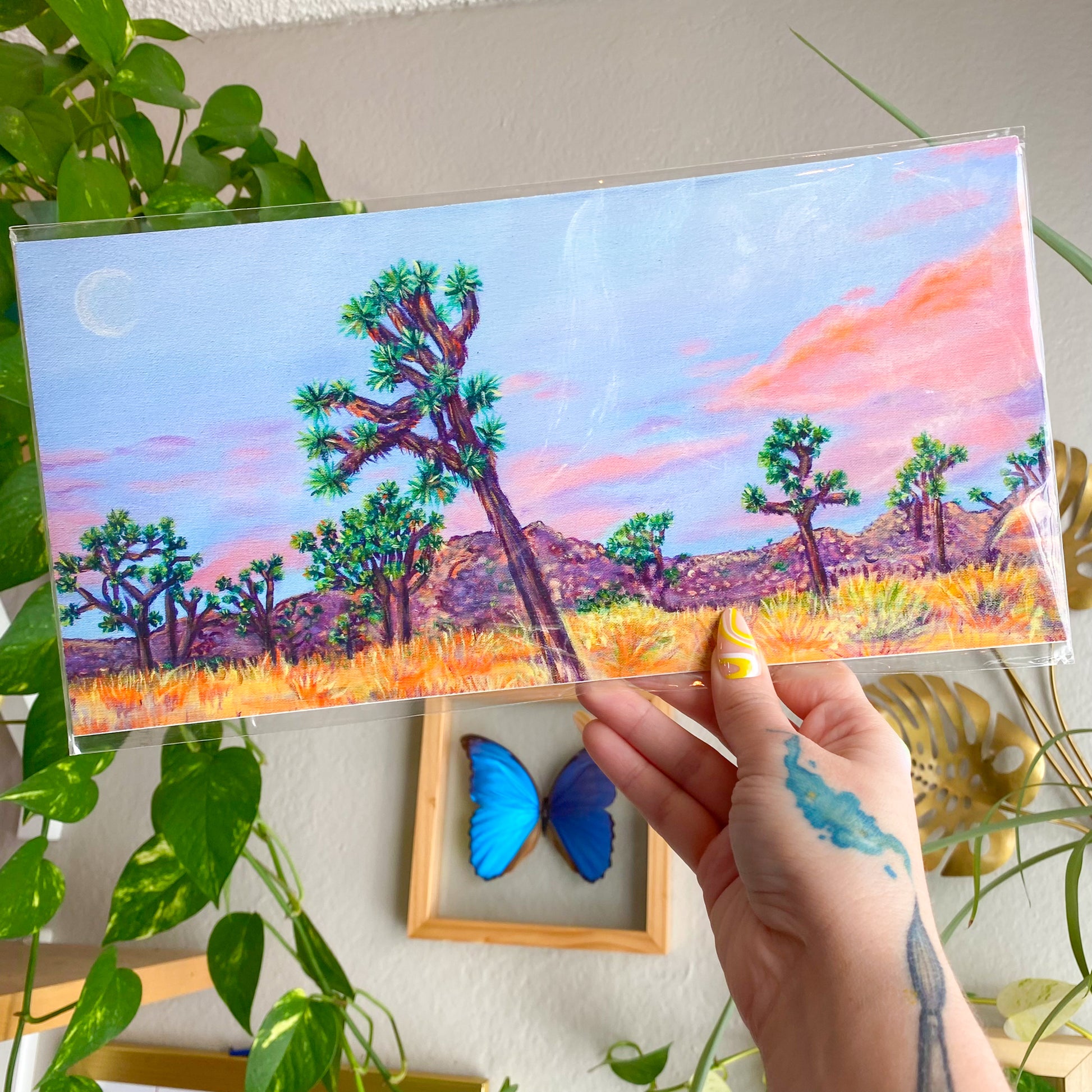 Joshua Tree Sunset Art Print