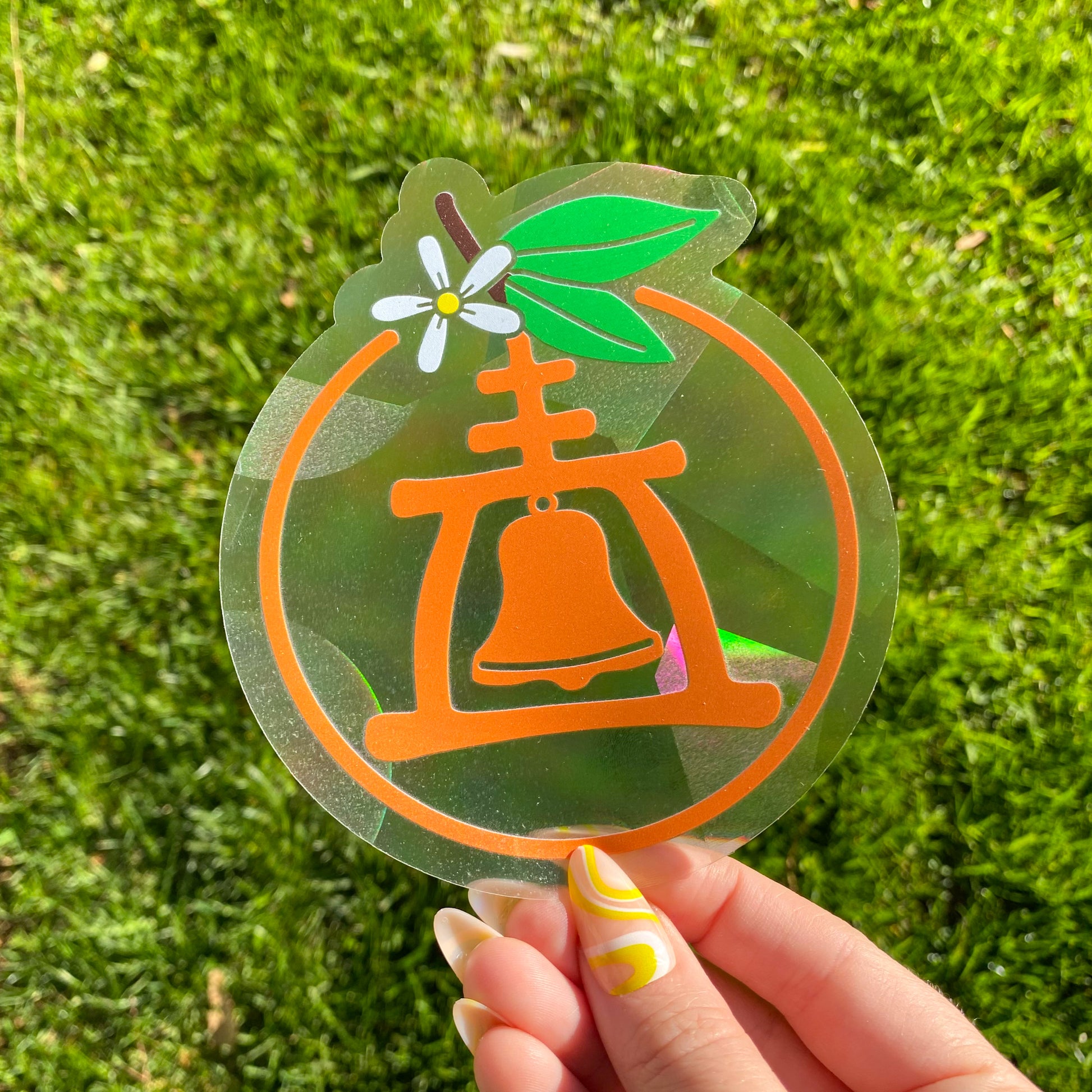Riverside Raincross Suncatcher Decal