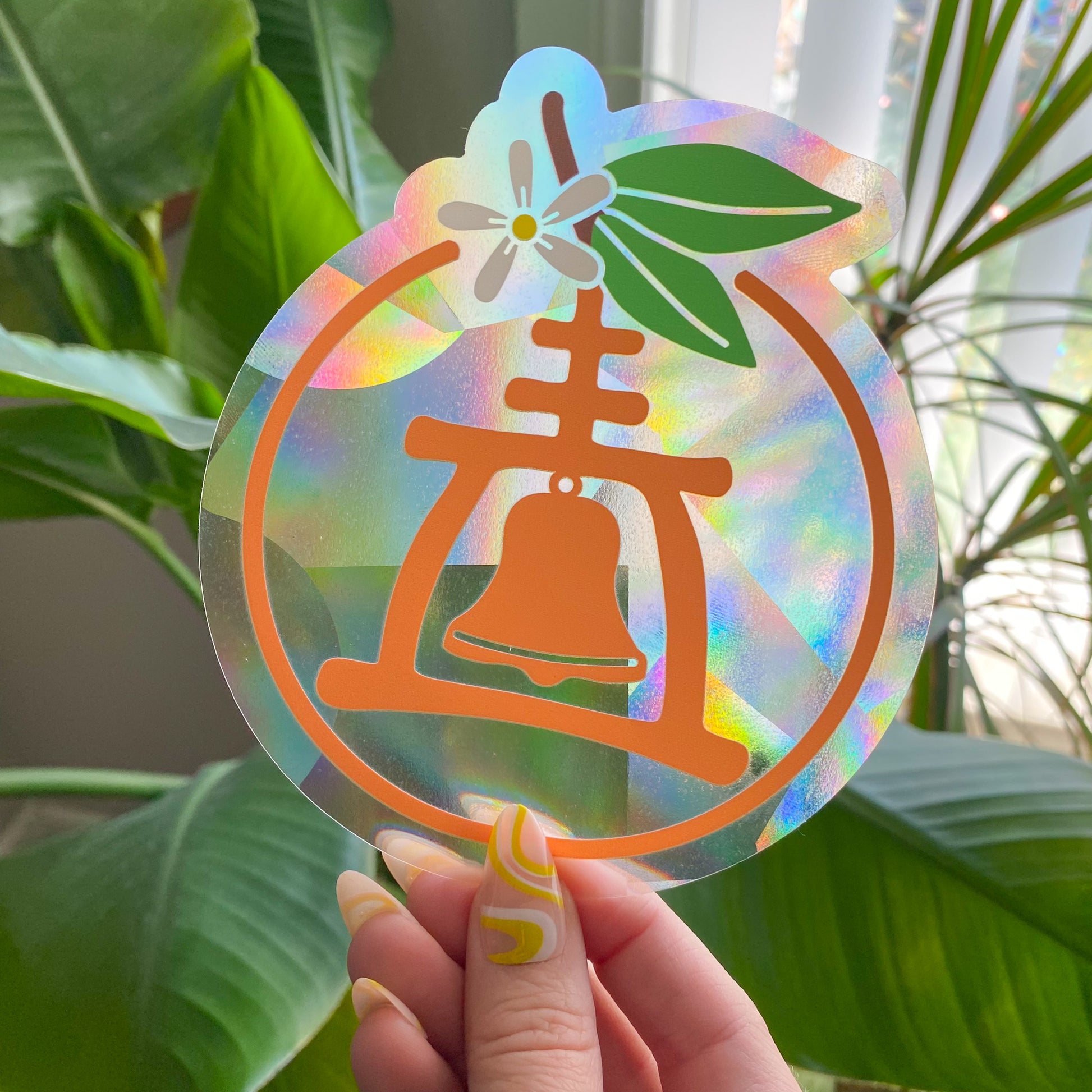Riverside Raincross Suncatcher Decal