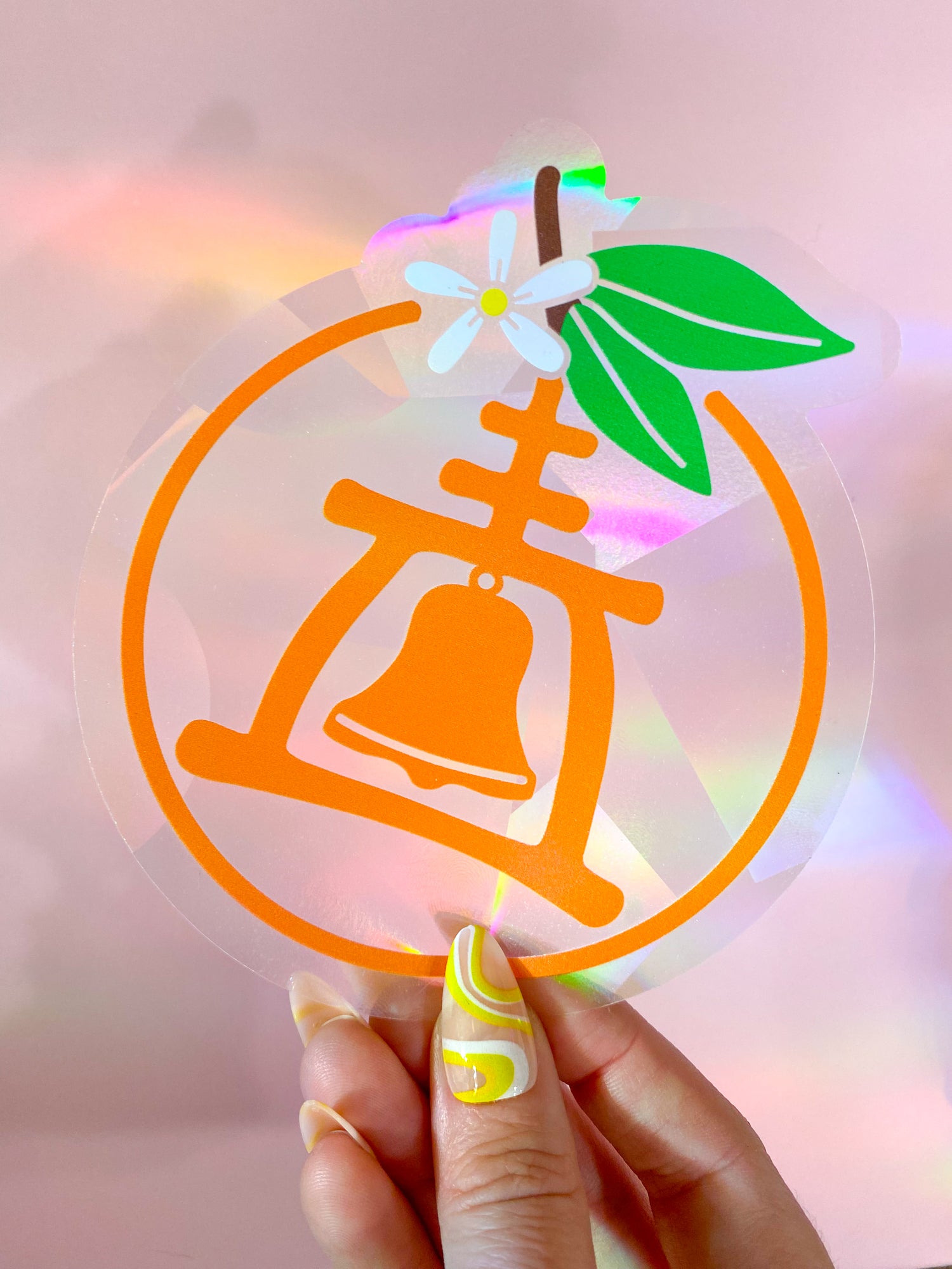 Riverside Raincross Suncatcher Decal