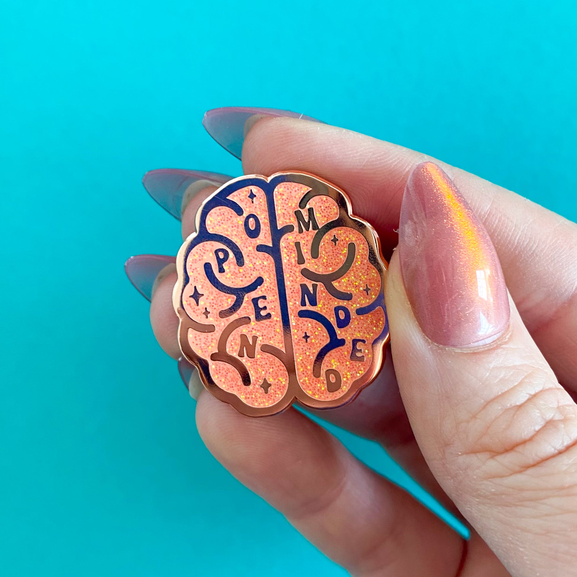Open Minded Enamel Pin