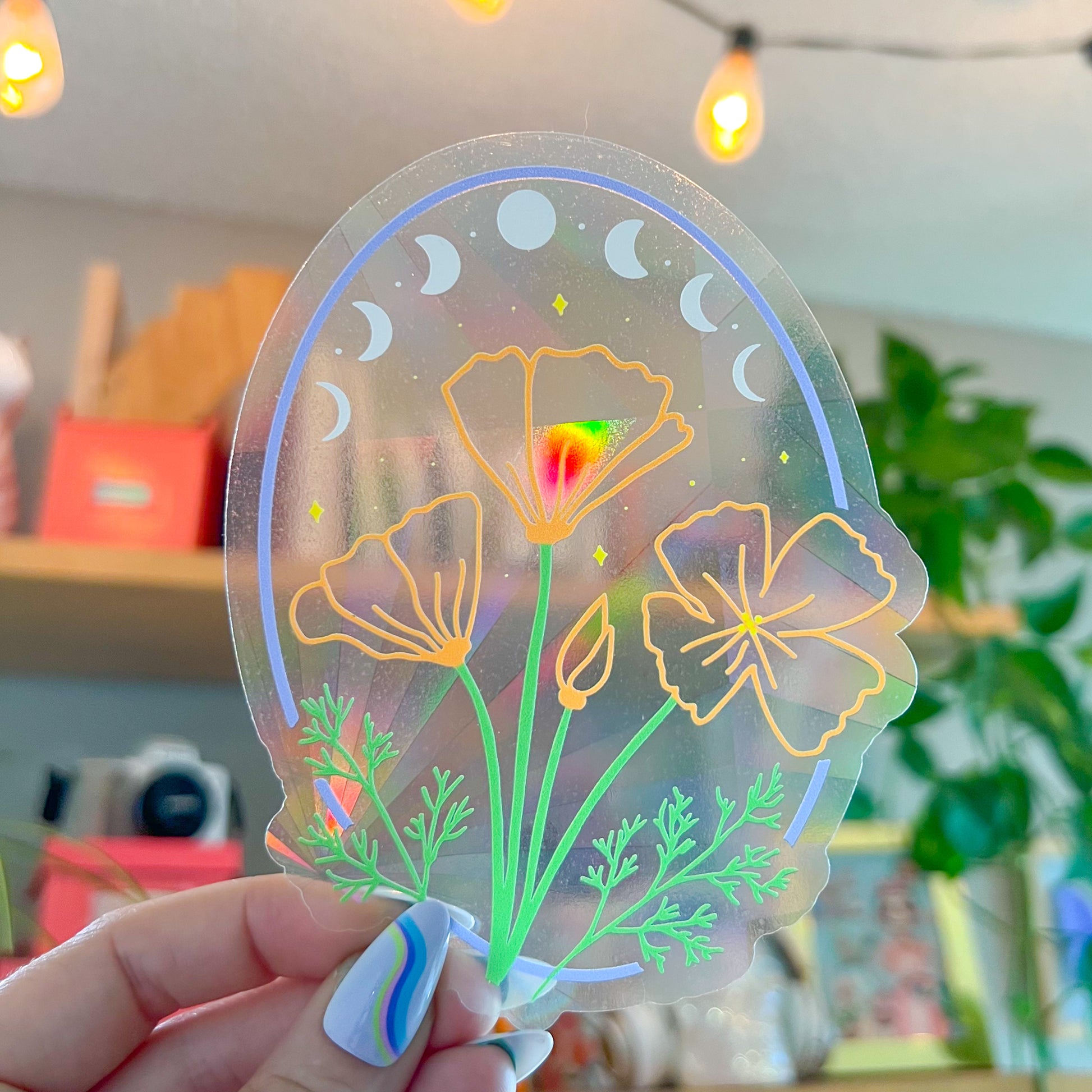 Wildflowers Suncatcher Decal