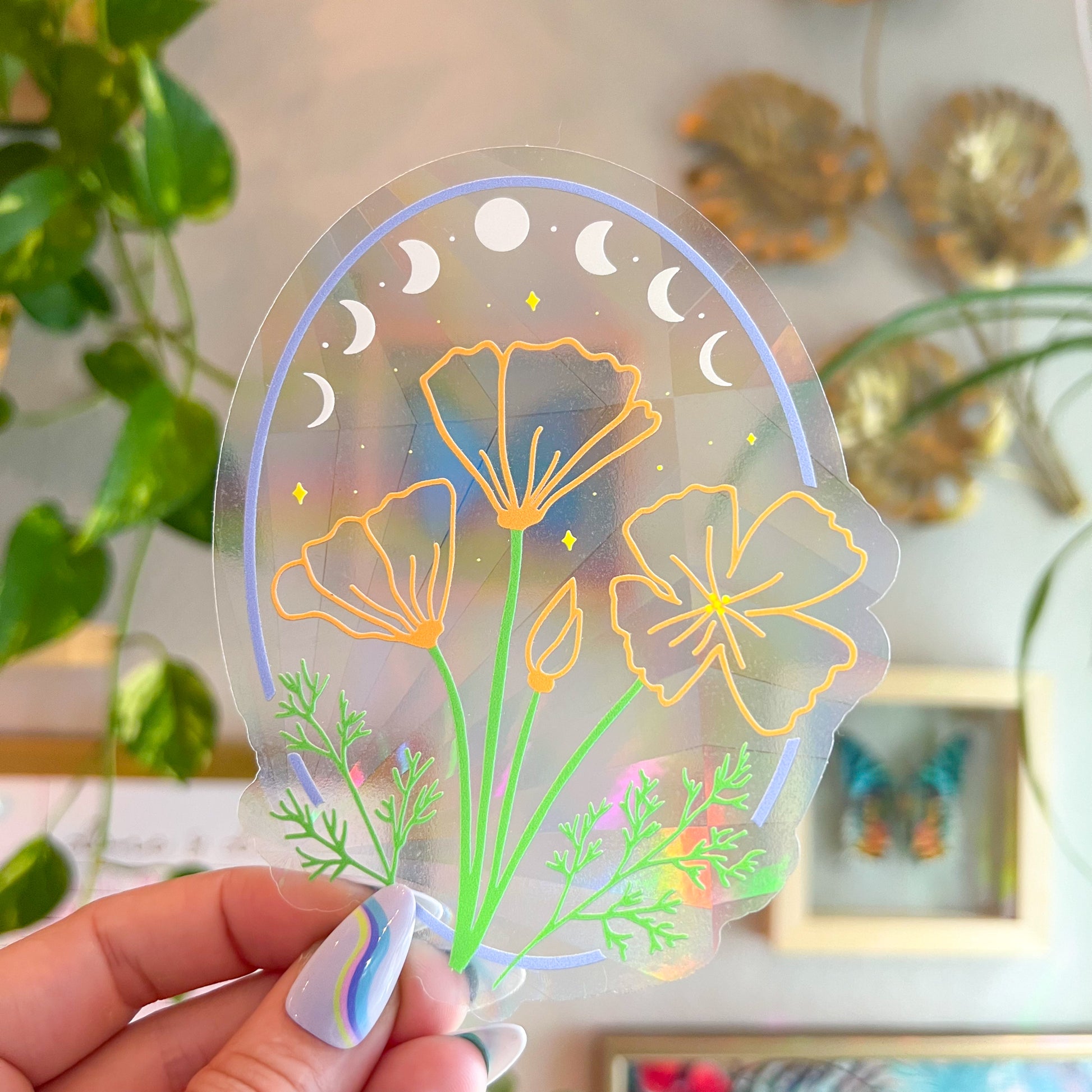 Wildflowers Suncatcher Decal