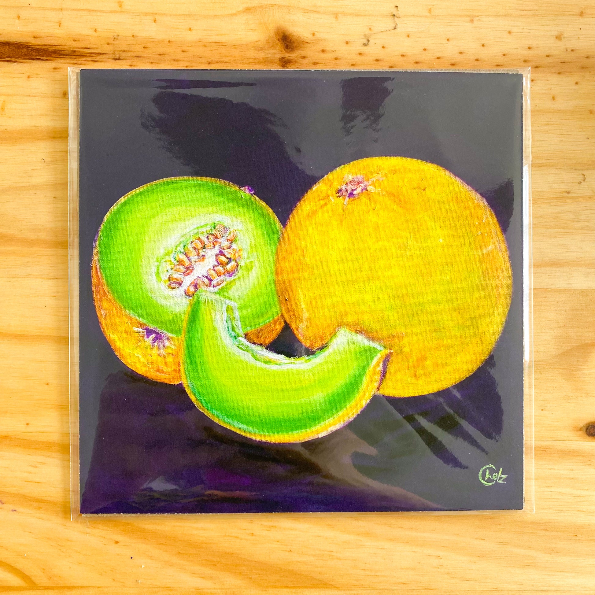 Colorful Honeydew Art Print