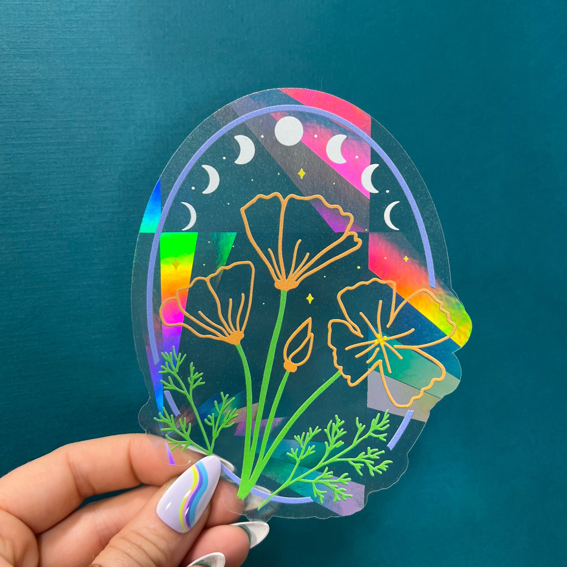 Wildflowers Suncatcher Decal