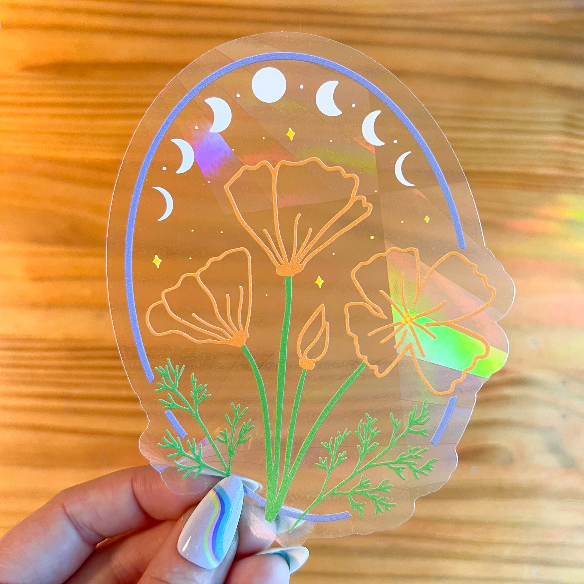 Wildflowers Suncatcher Decal